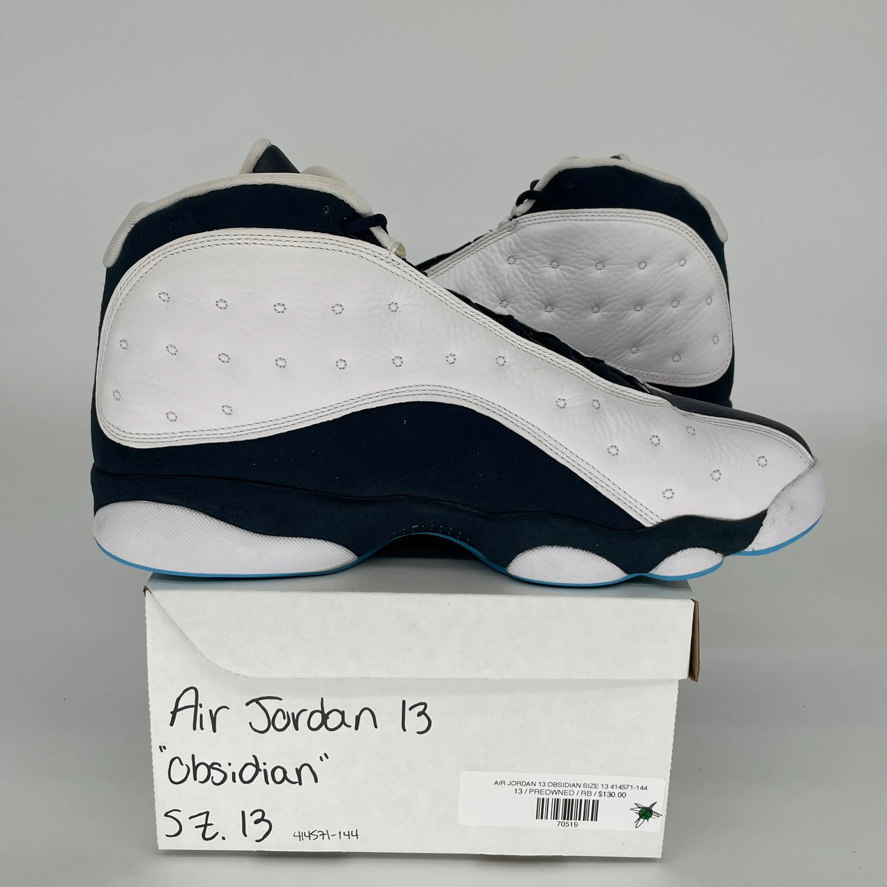 AIR JORDAN 13 OBSIDIAN SIZE 13 414571-144