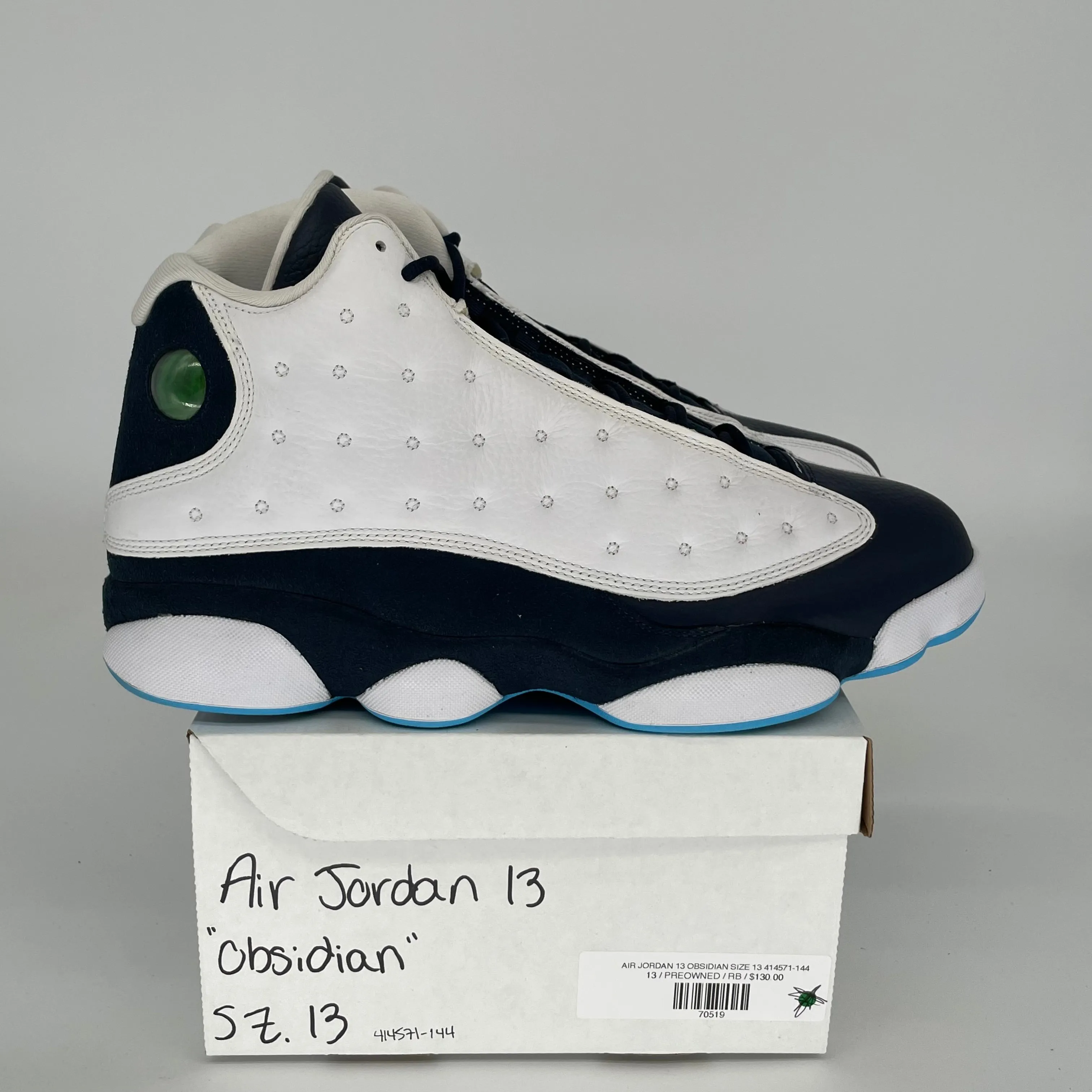 AIR JORDAN 13 OBSIDIAN SIZE 13 414571-144