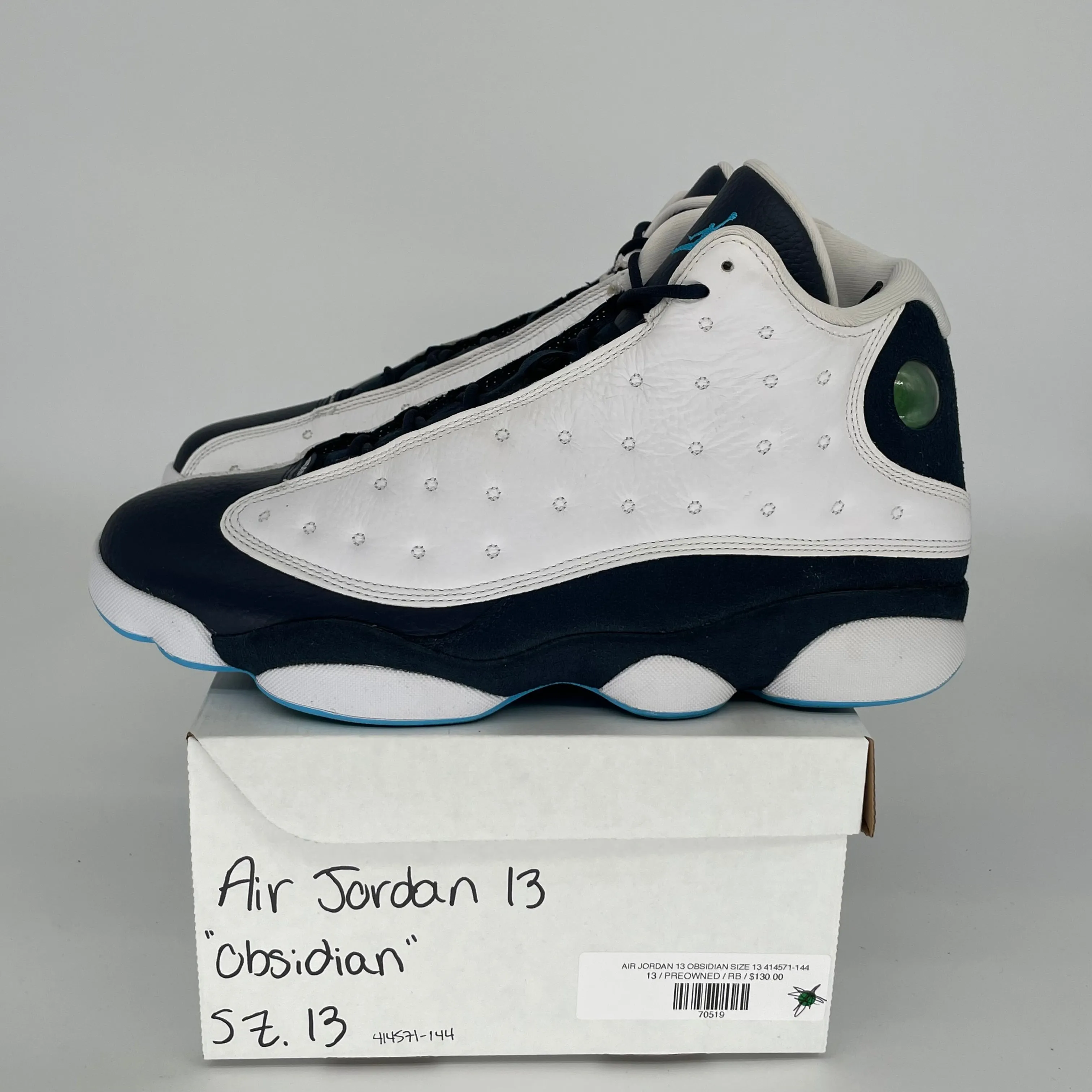AIR JORDAN 13 OBSIDIAN SIZE 13 414571-144
