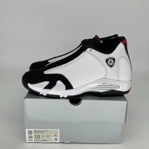 AIR JORDAN 14 BLACK TOE SIZE 10 487471-160