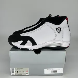 AIR JORDAN 14 BLACK TOE SIZE 11 487471-160