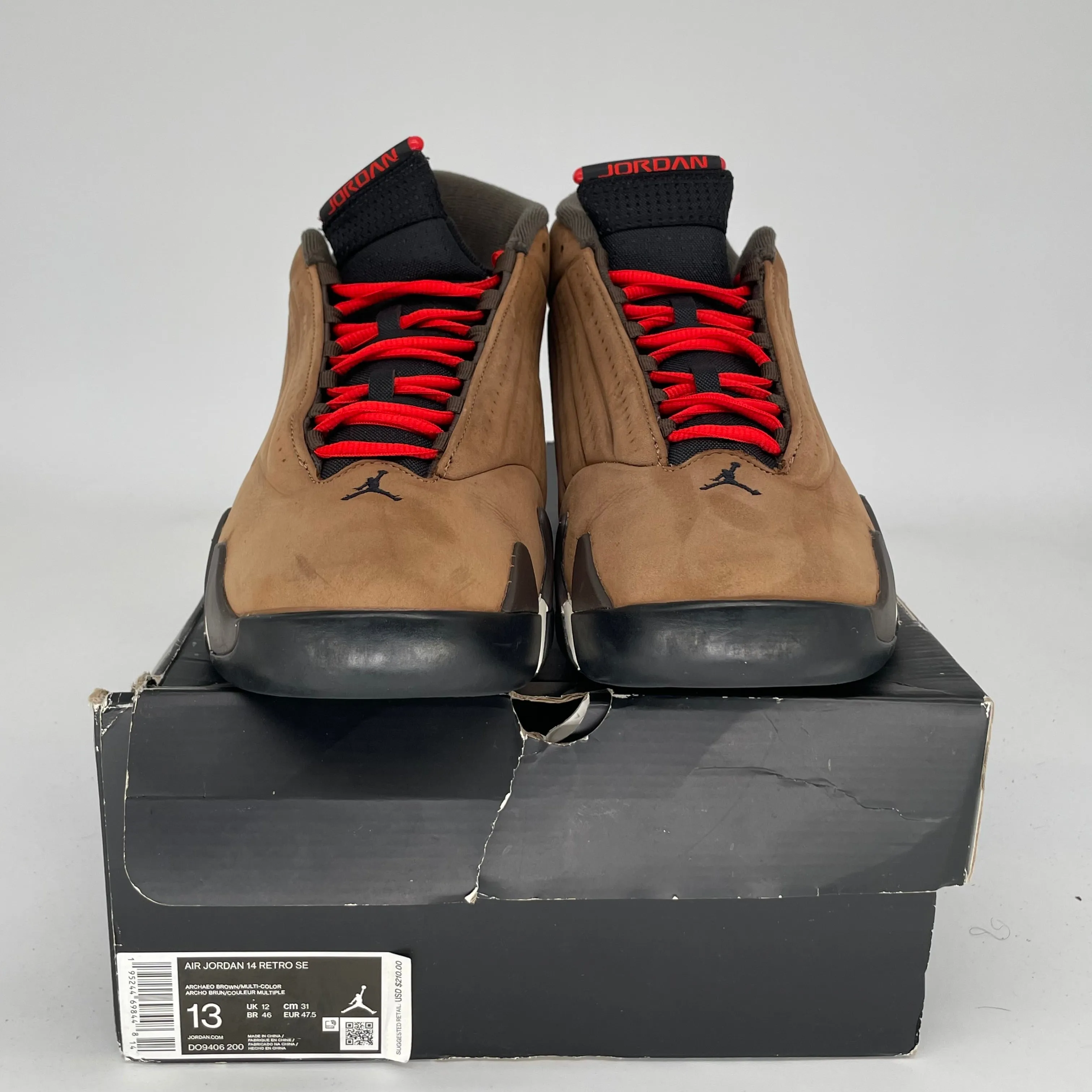 AIR JORDAN 14 WINTERIZED ARCHEO BROWN SIZE 13 DO9406-200