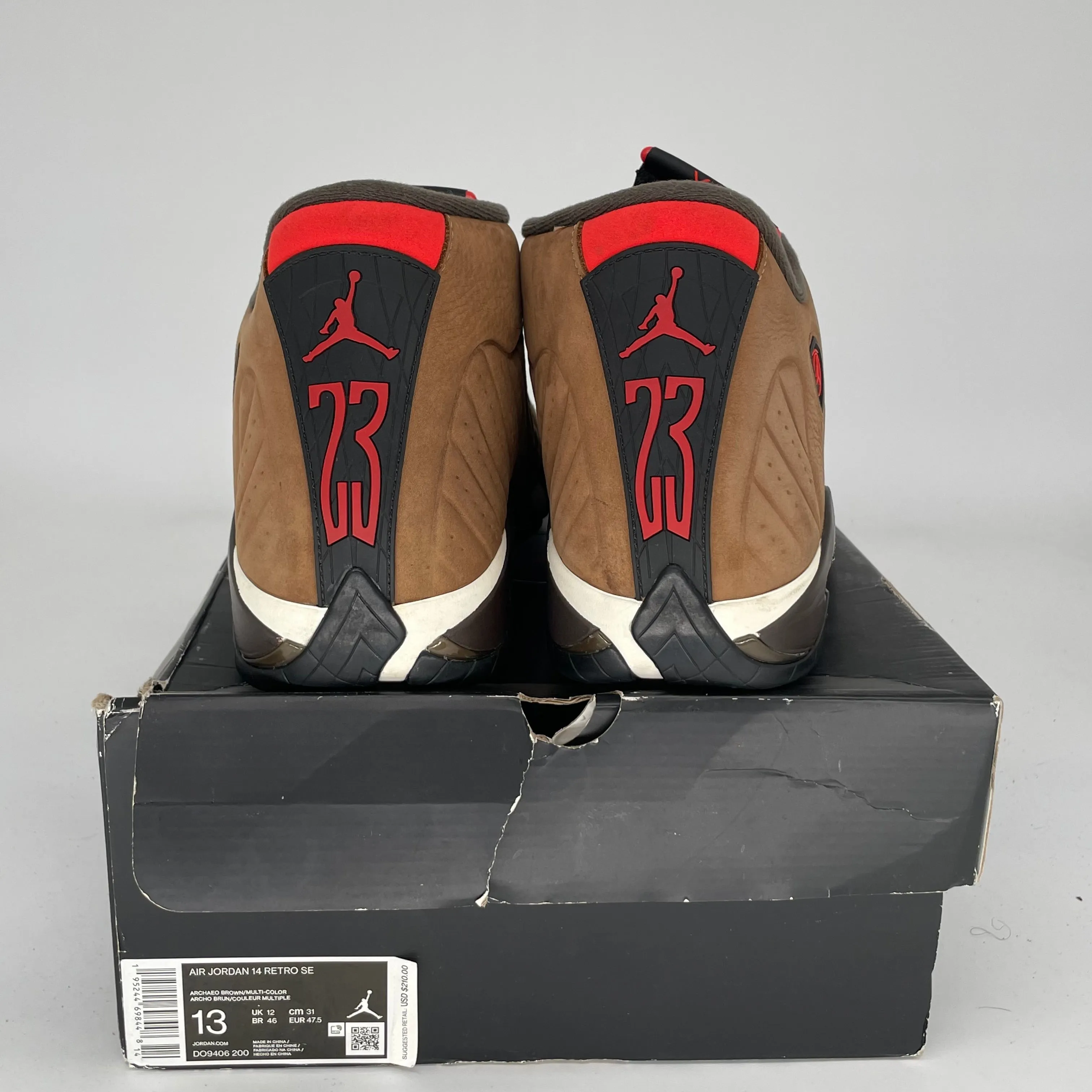 AIR JORDAN 14 WINTERIZED ARCHEO BROWN SIZE 13 DO9406-200