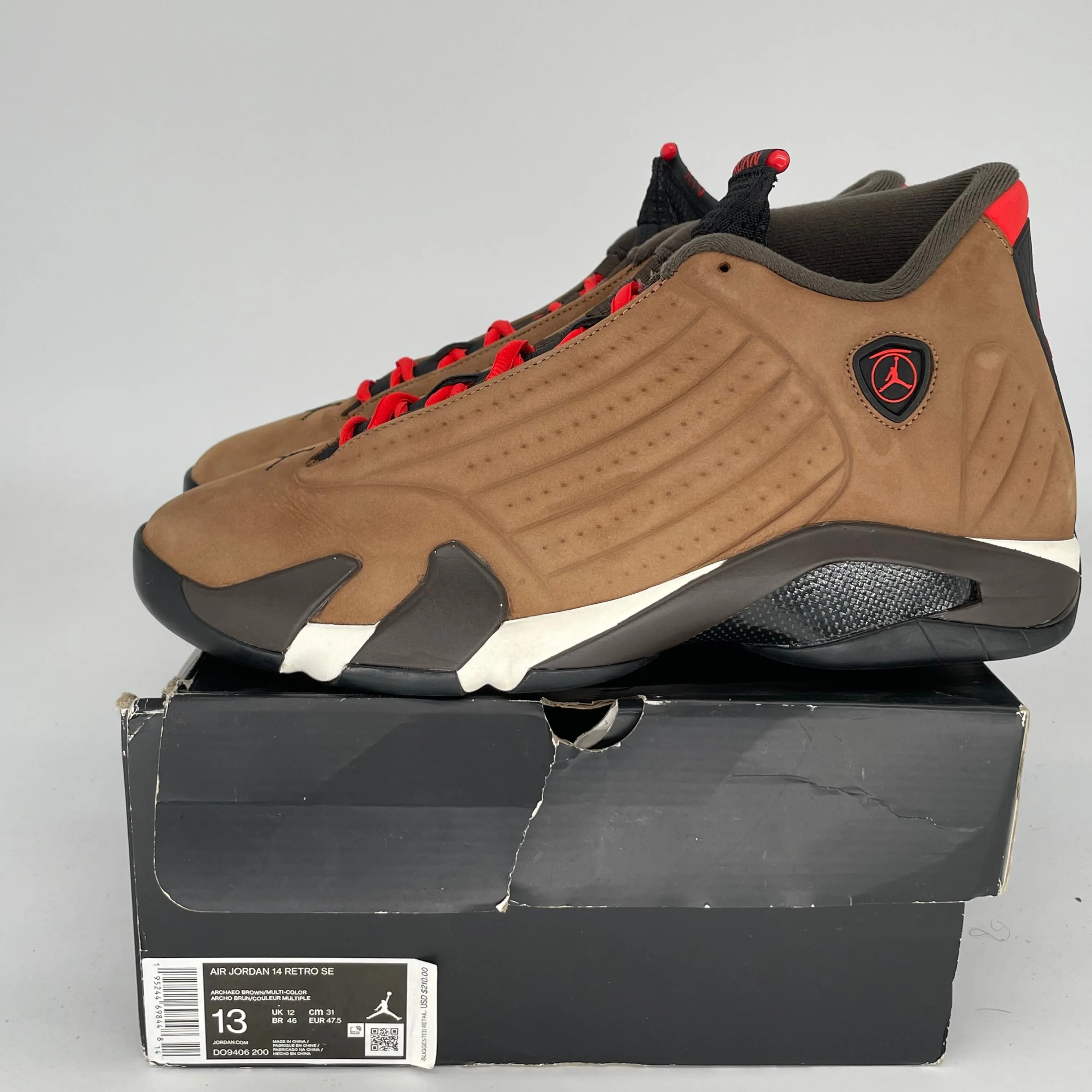 AIR JORDAN 14 WINTERIZED ARCHEO BROWN SIZE 13 DO9406-200