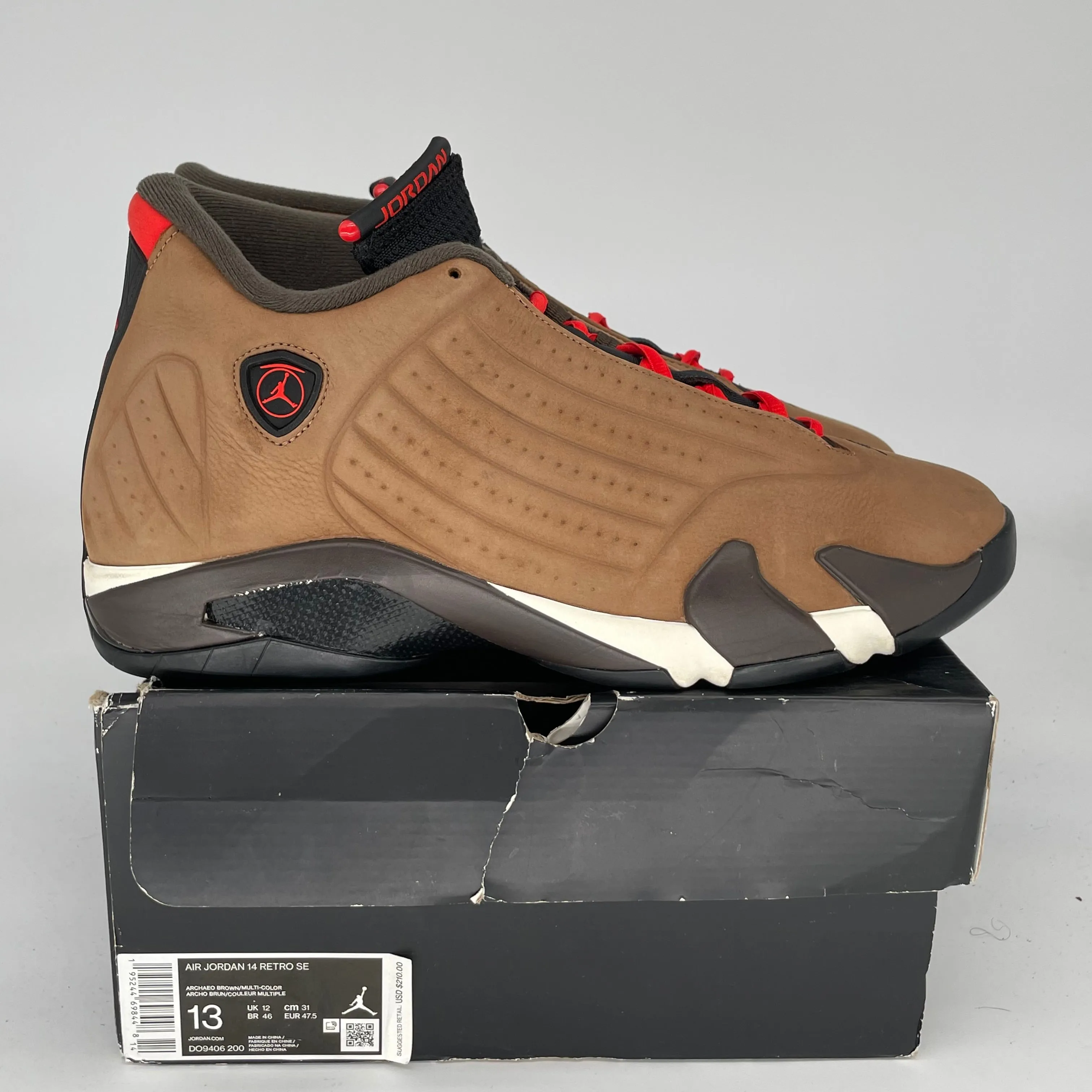 AIR JORDAN 14 WINTERIZED ARCHEO BROWN SIZE 13 DO9406-200