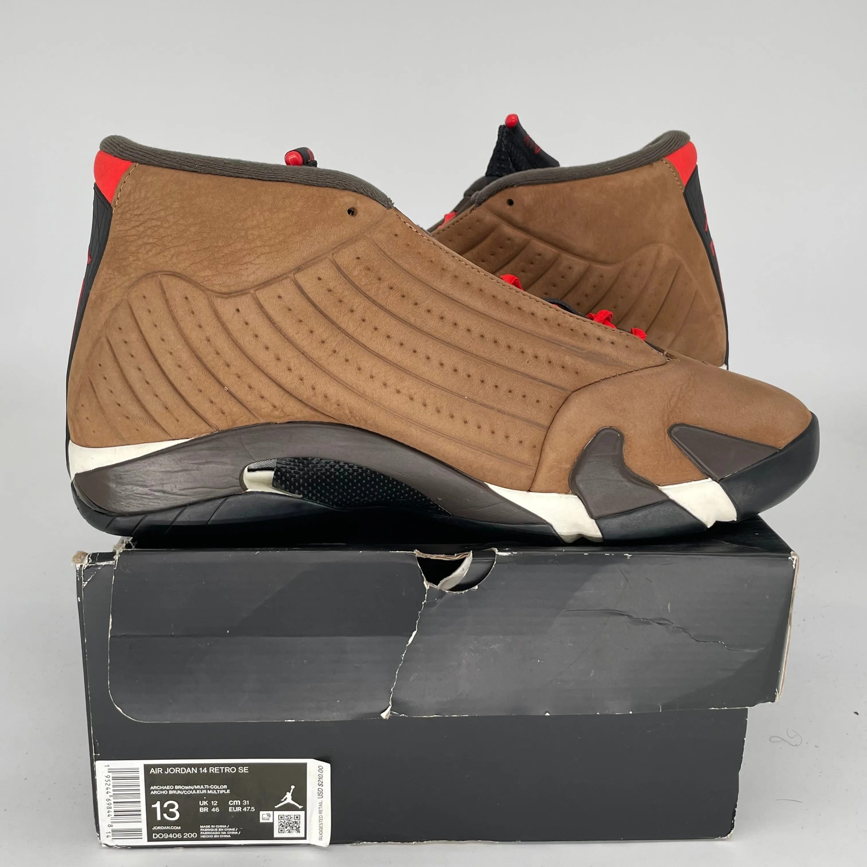AIR JORDAN 14 WINTERIZED ARCHEO BROWN SIZE 13 DO9406-200