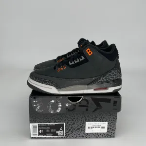 AIR JORDAN 3 FEAR SIZE 4.5Y DM0967-080