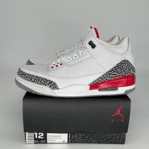 AIR JORDAN 3 HALL OF FAME SIZE 12 136064-116