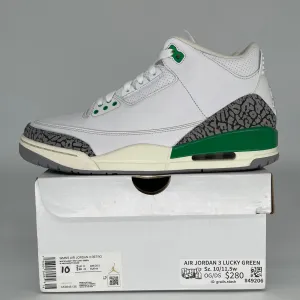 AIR JORDAN 3 LUCKY GREEN W SIZE 10/11.5W CK9246-136