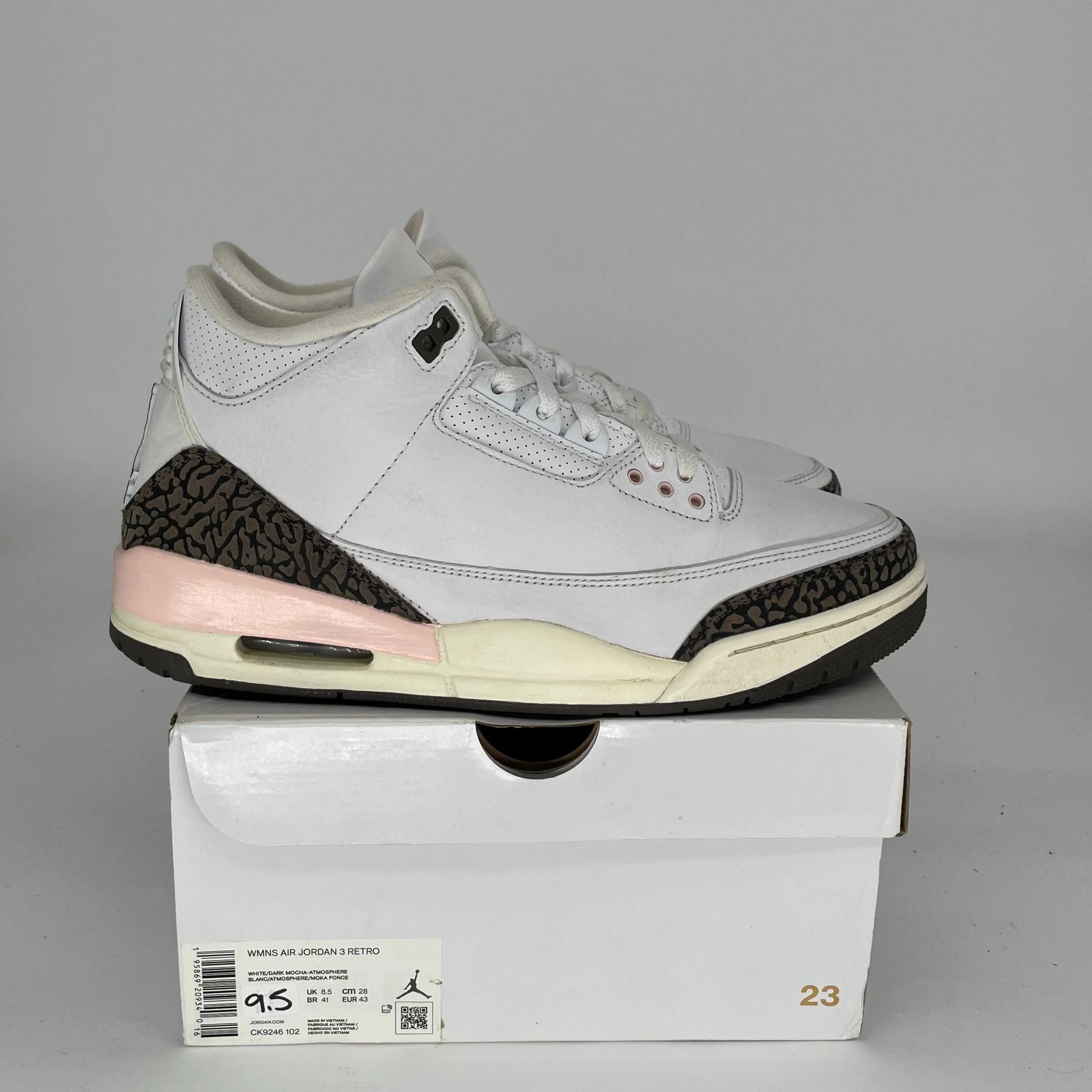 AIR JORDAN 3 NEAPOLITAN W SIZE 9.5/11W CK9246-102