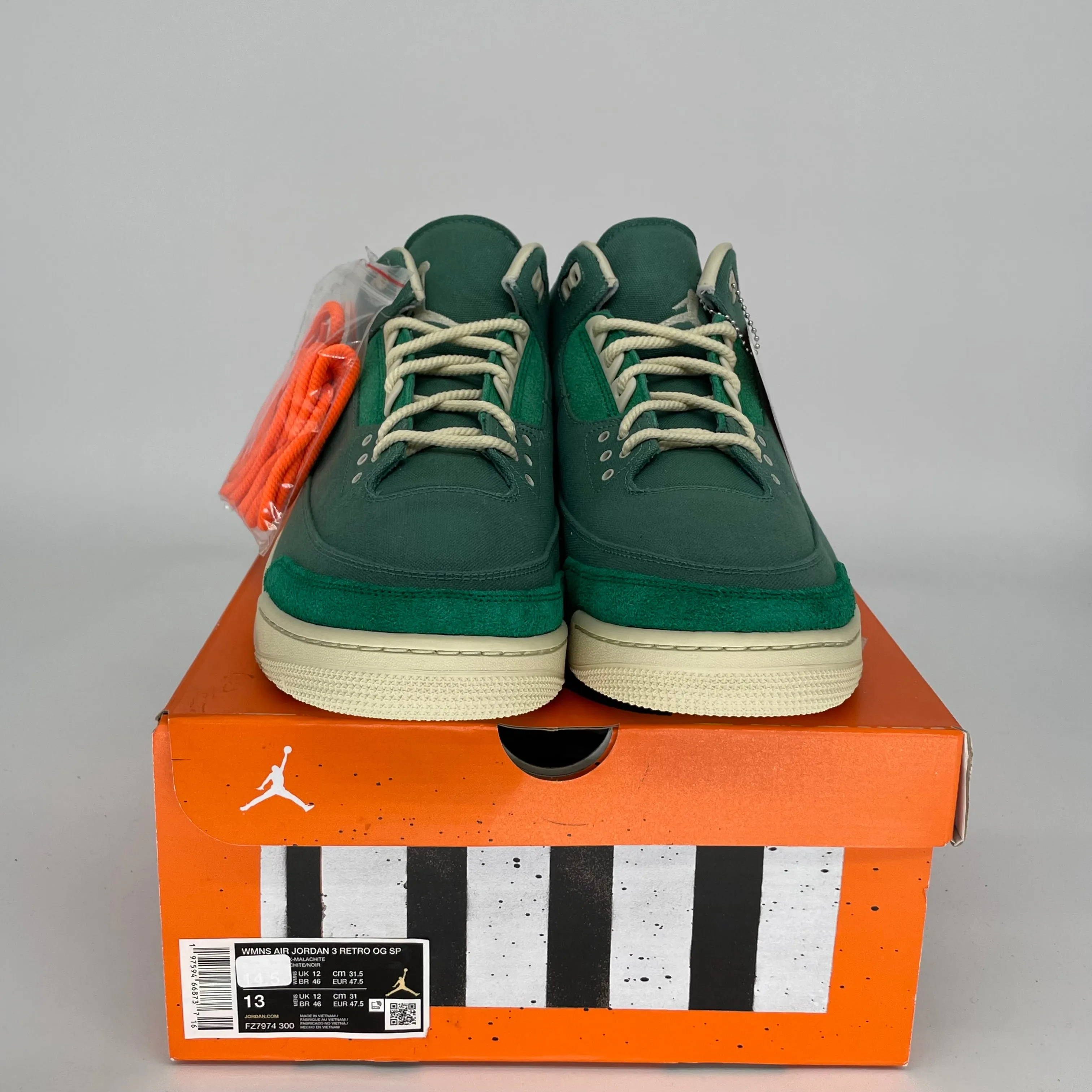 AIR JORDAN 3 NINA CHANEL ABNEY BICOSTAL W SIZE 13/14.5W FZ7974-300