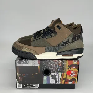 AIR JORDAN 3 PATCHWORK CAMO SIZE 10 DO1830-200