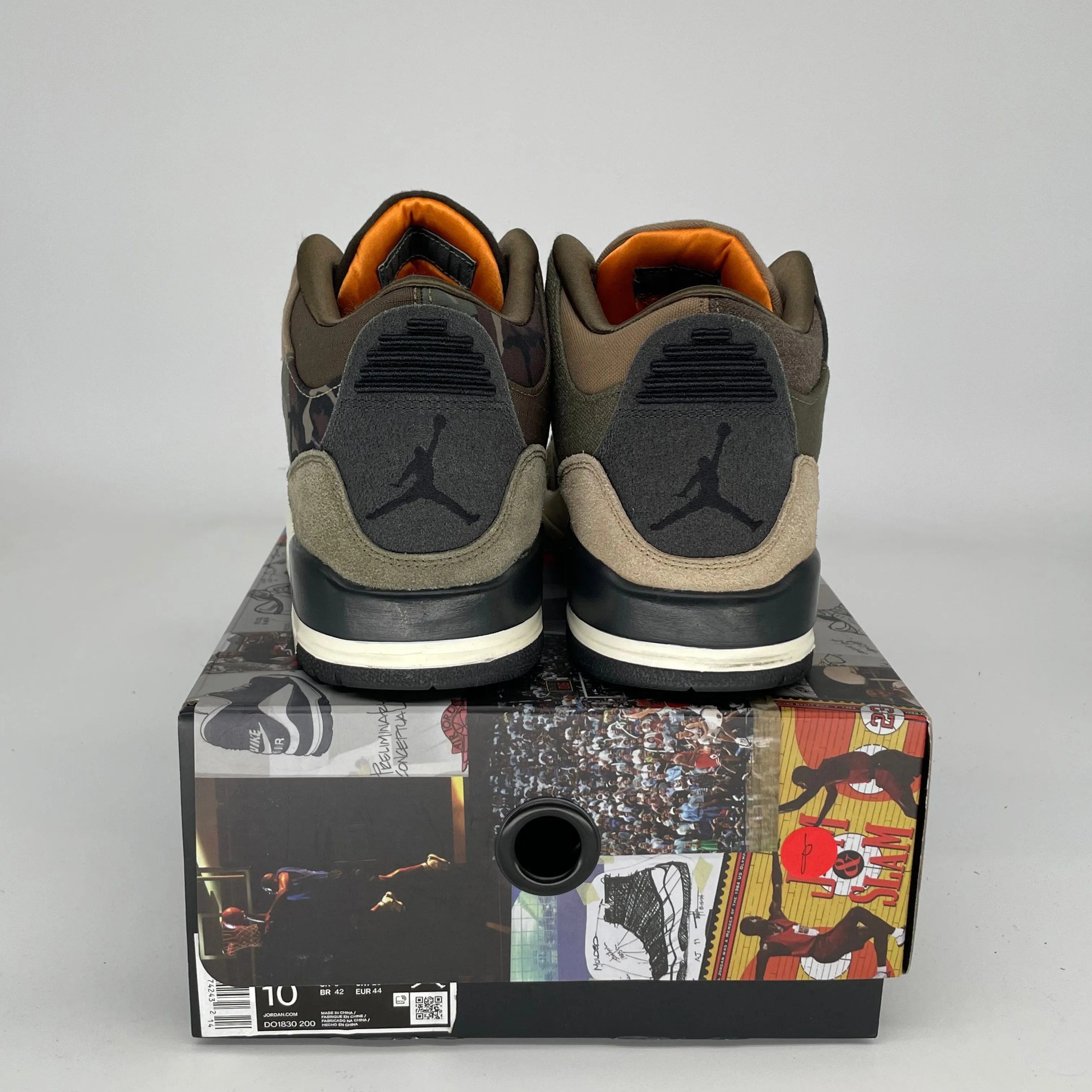 AIR JORDAN 3 PATCHWORK CAMO SIZE 10 DO1830-200