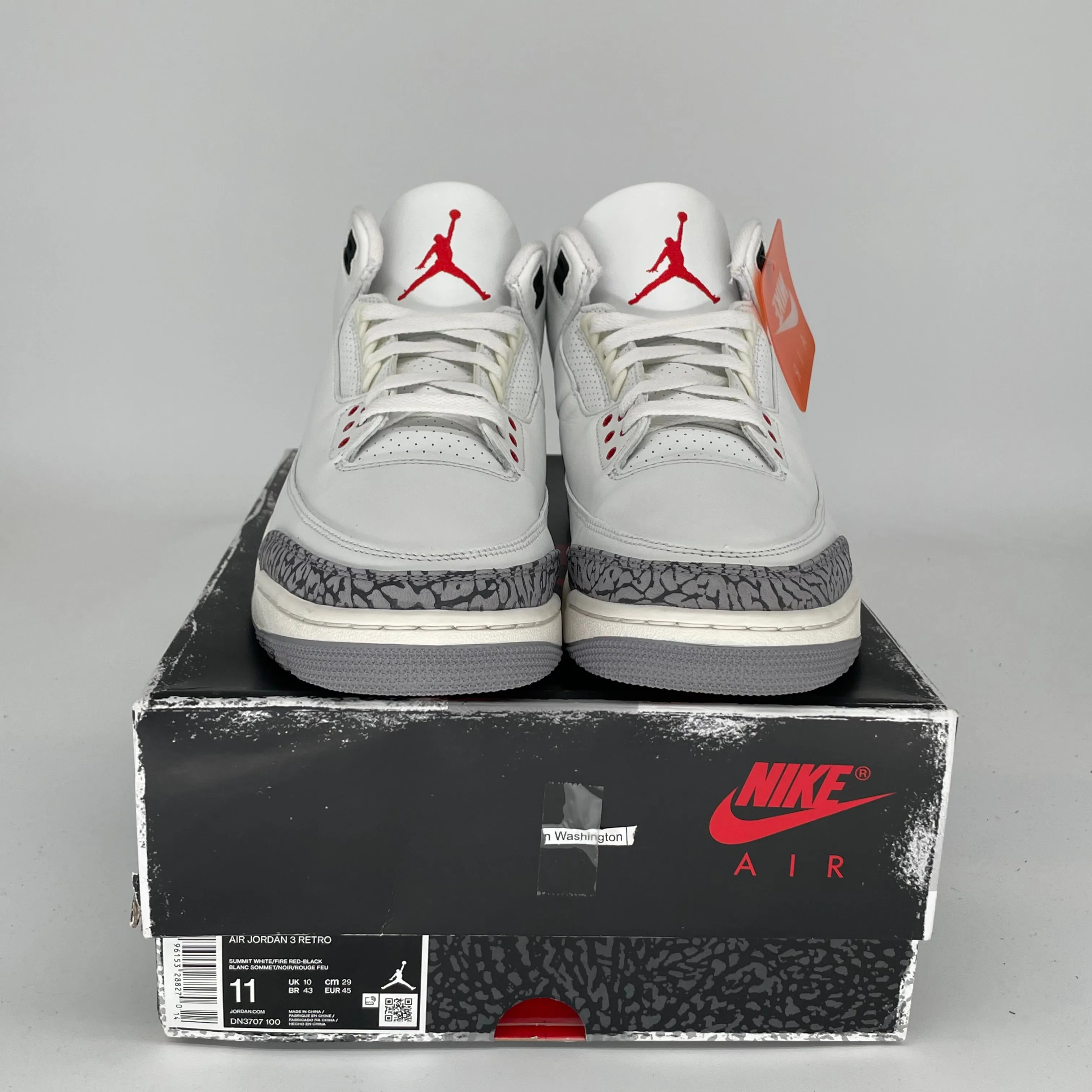 AIR JORDAN 3 WHITE CEMENT REIMAGINED SIZE 11 DN3707-100