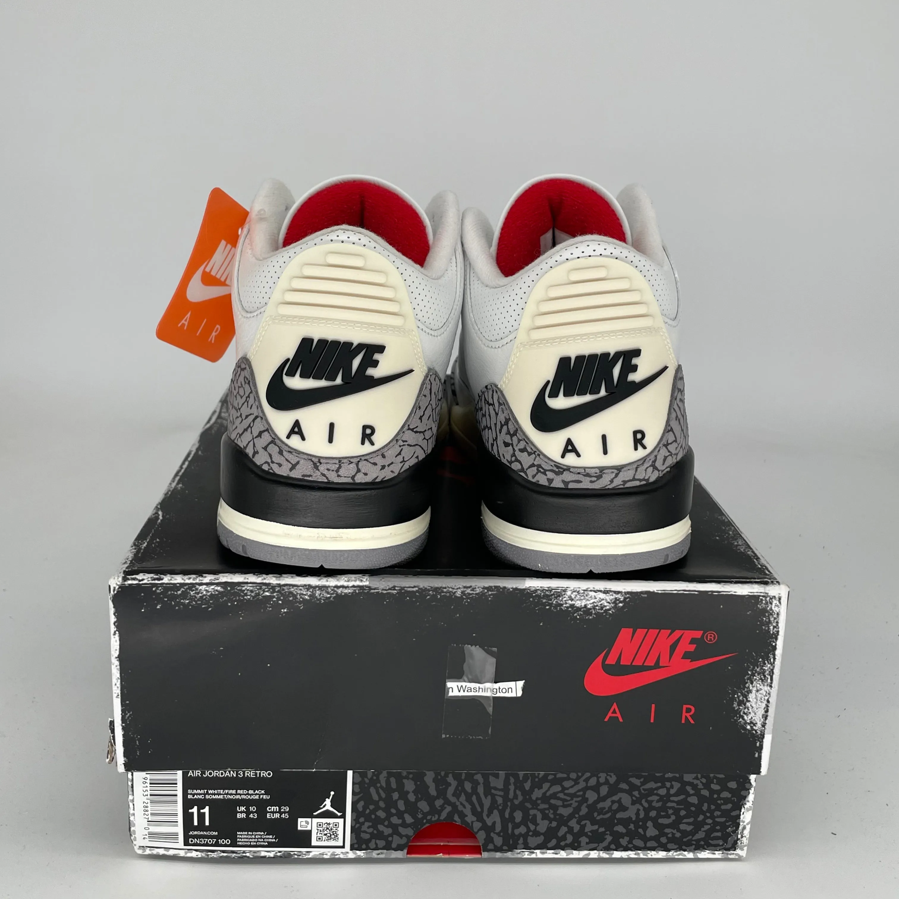 AIR JORDAN 3 WHITE CEMENT REIMAGINED SIZE 11 DN3707-100