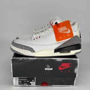 AIR JORDAN 3 WHITE CEMENT REIMAGINED SIZE 11 DN3707-100