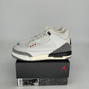 AIR JORDAN 3 WHITE CEMENT REIMAGINED SIZE 7Y DM0967-100