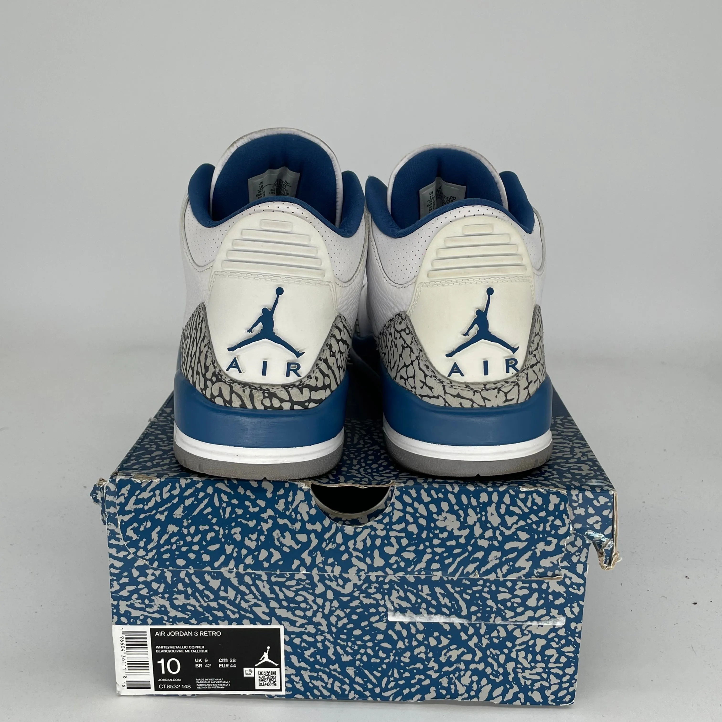 AIR JORDAN 3 WIZARDS SIZE 10 CT8532-148