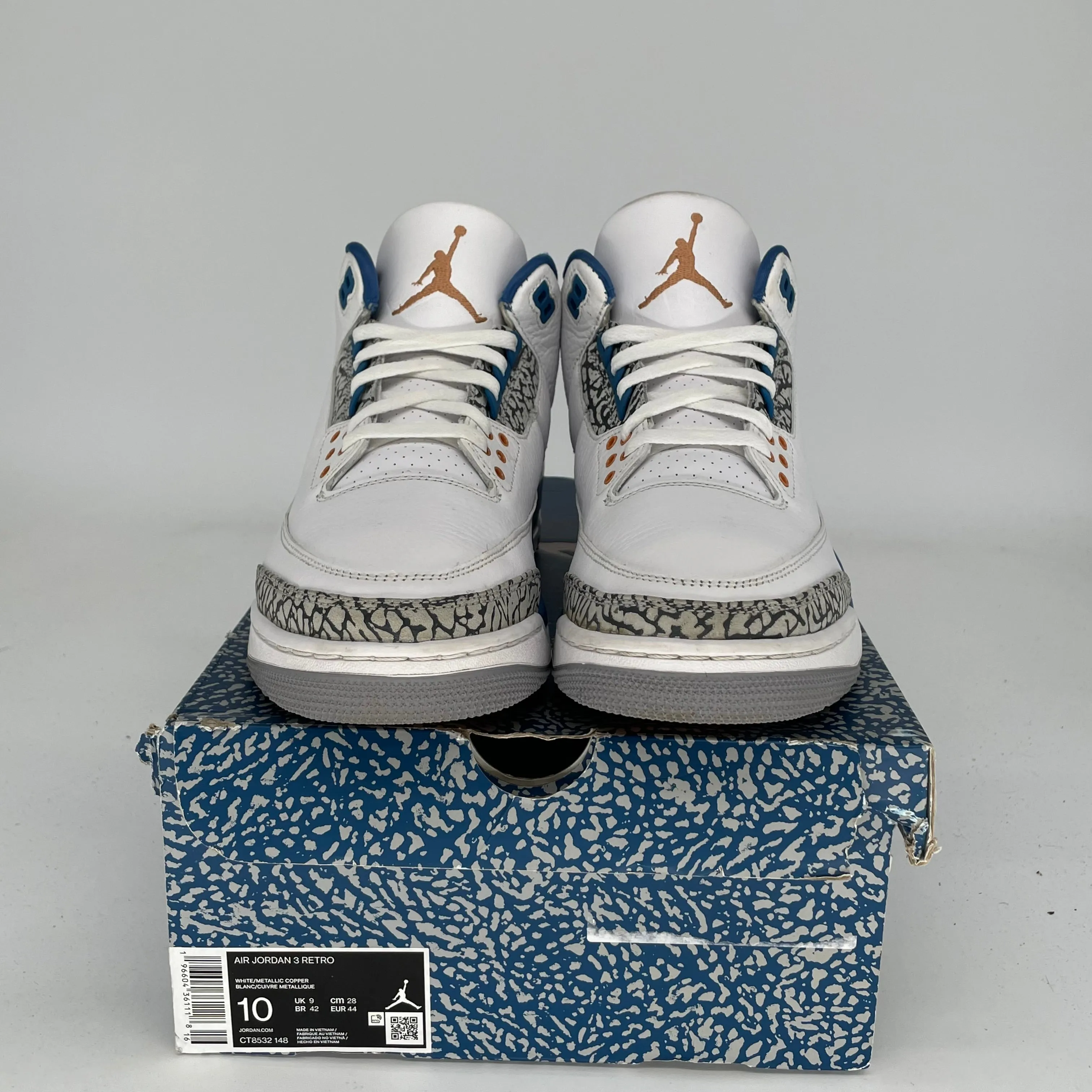 AIR JORDAN 3 WIZARDS SIZE 10 CT8532-148