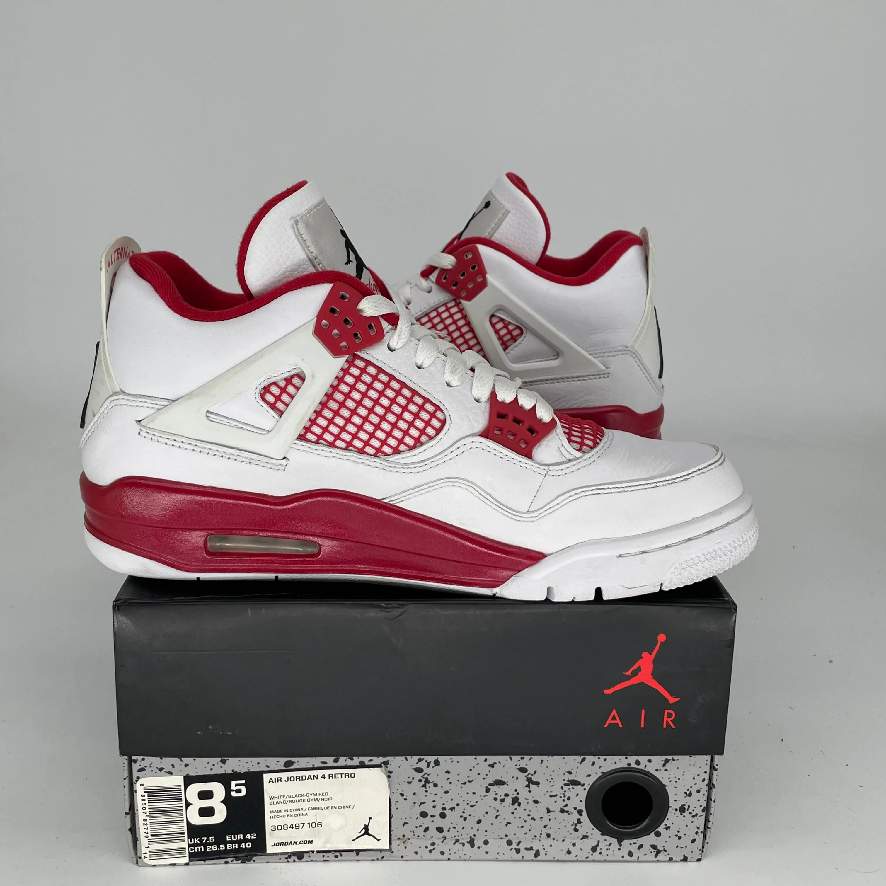 AIR JORDAN 4 ALTERNATE 89 SIZE 8.5 308497-106