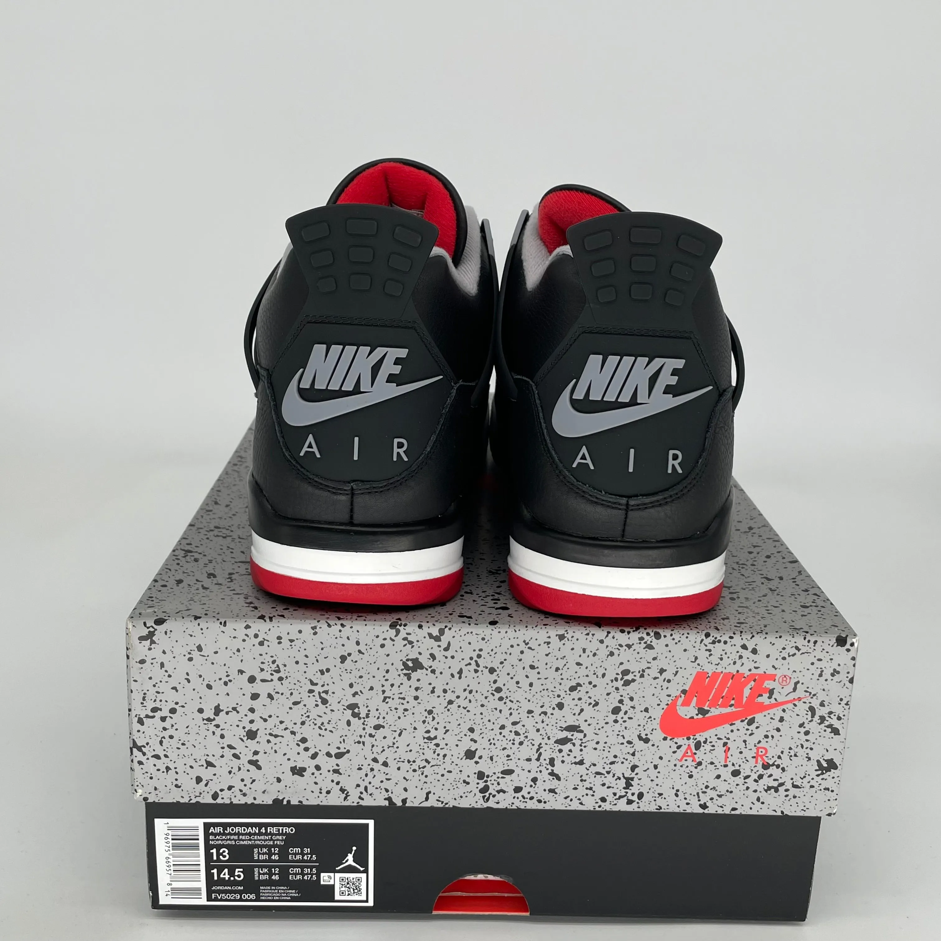 AIR JORDAN 4 BRED REIMAGINED SIZE 13 FV5029-006