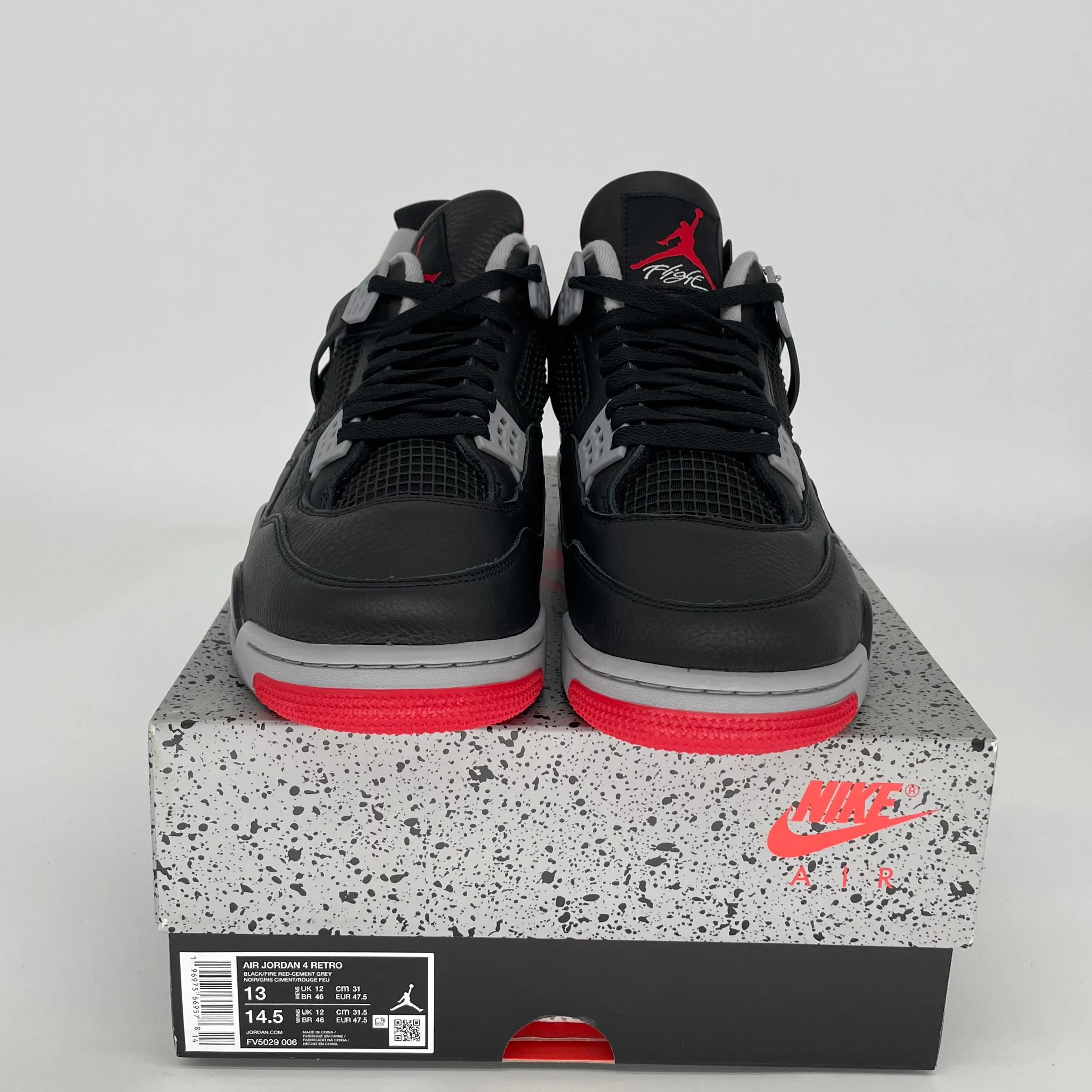 AIR JORDAN 4 BRED REIMAGINED SIZE 13 FV5029-006