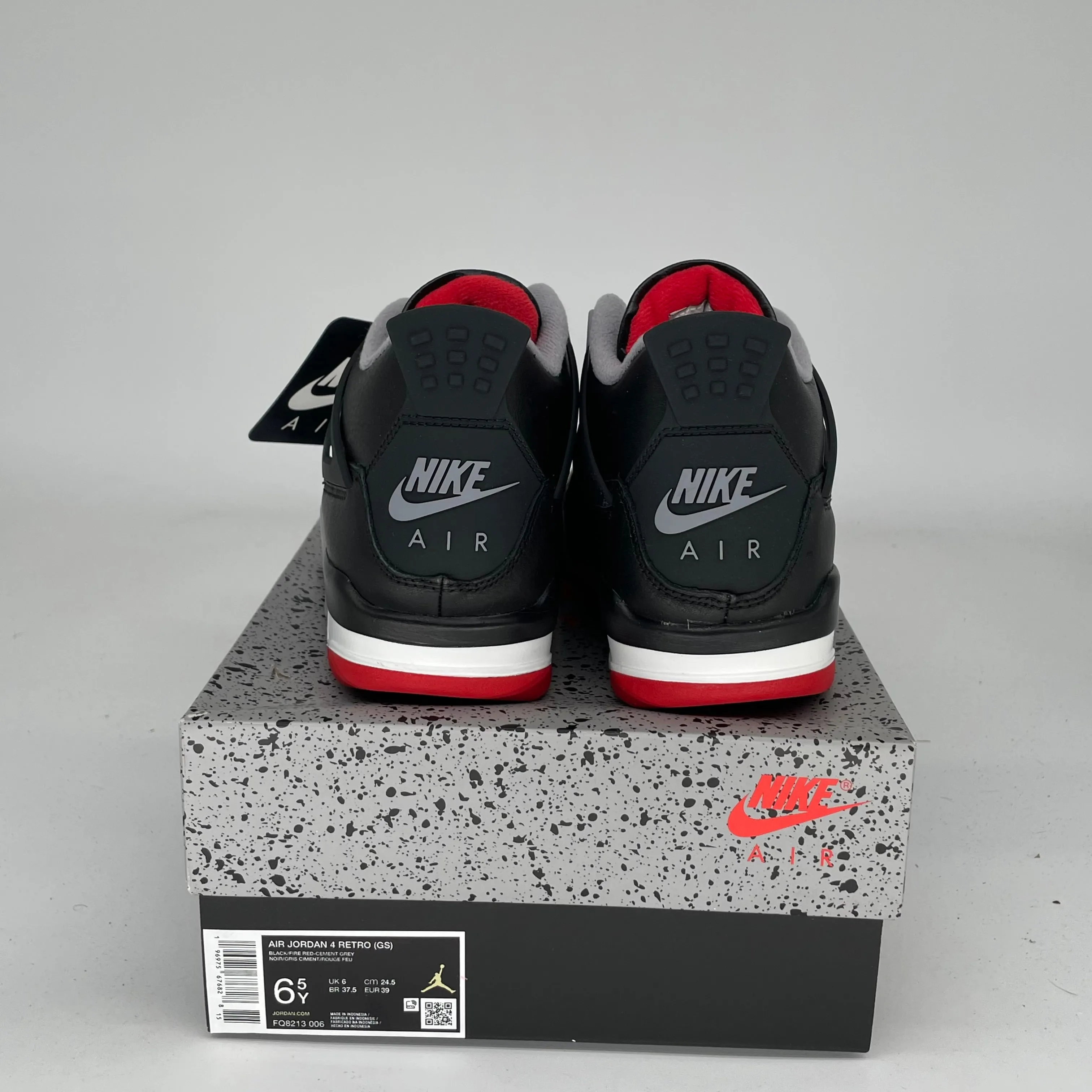 AIR JORDAN 4 BRED REIMAGINED SIZE 6.5Y FQ8213-006