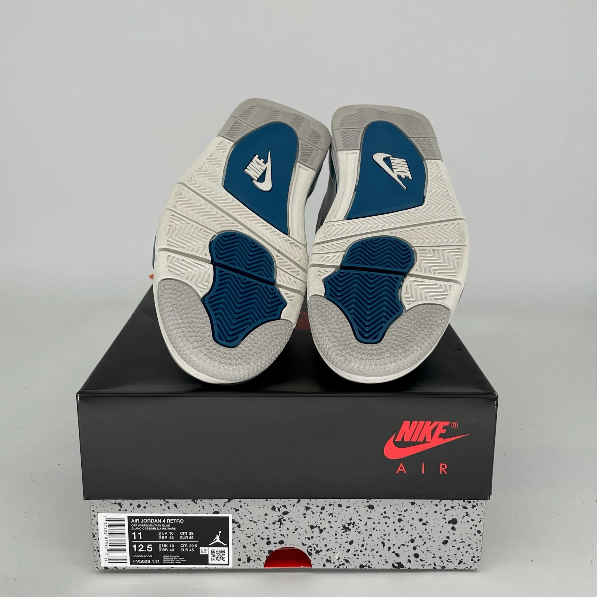 AIR JORDAN 4 MILITARY BLUE SIZE 11 FV5029-141