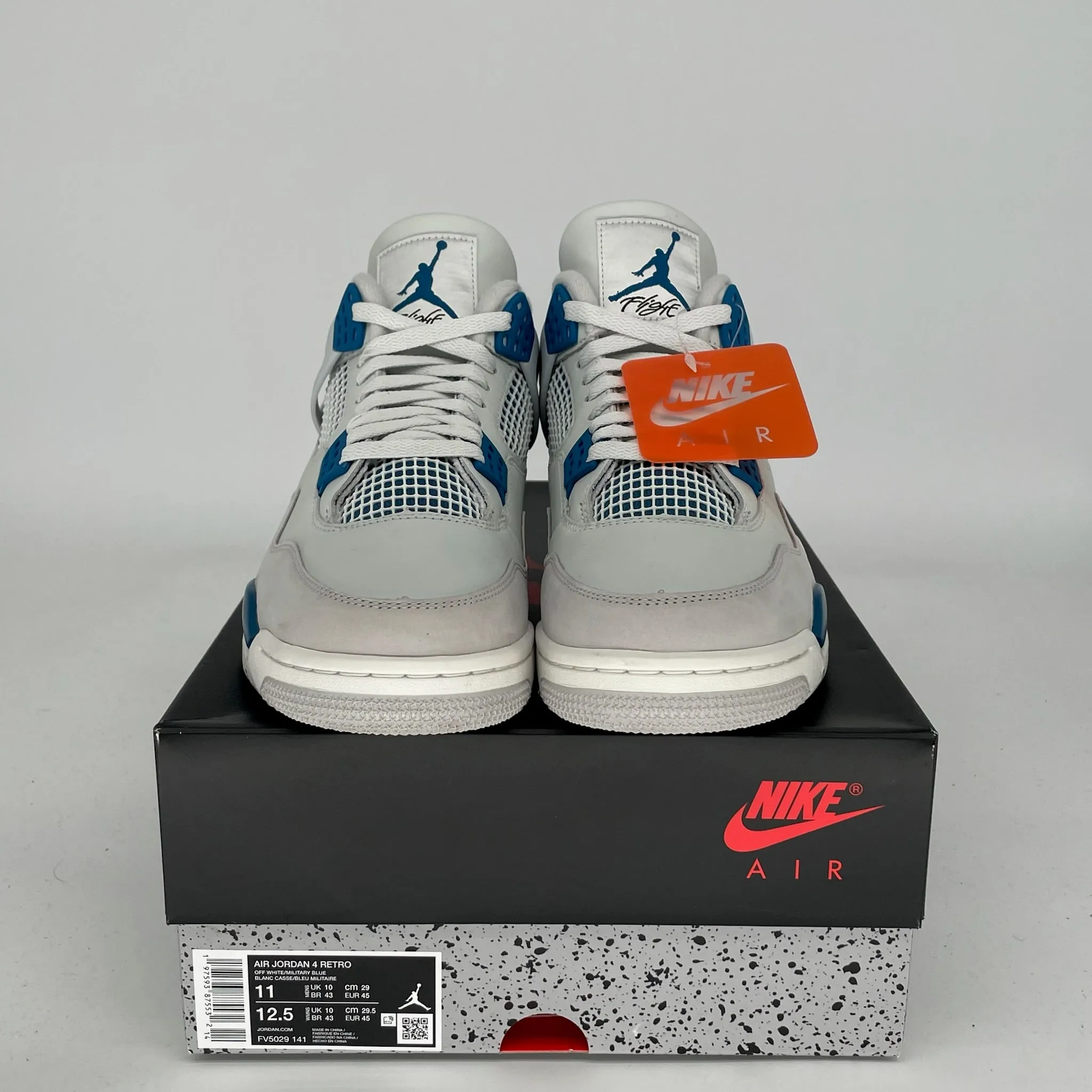 AIR JORDAN 4 MILITARY BLUE SIZE 11 FV5029-141