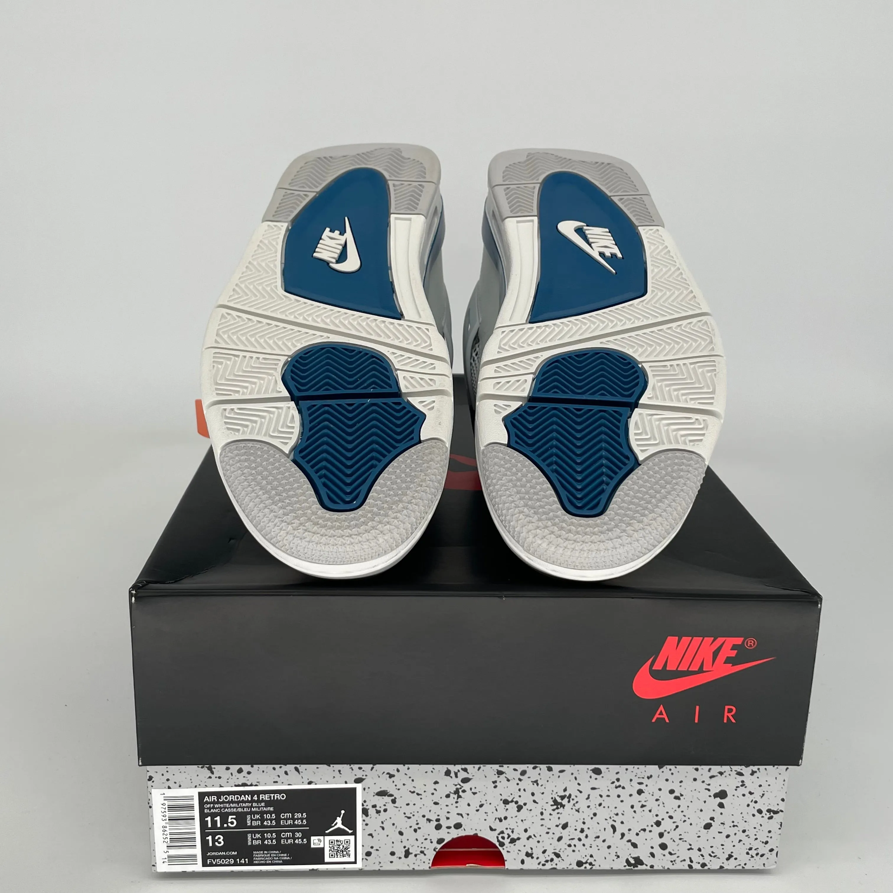 AIR JORDAN 4 MILITARY BLUE SIZE 11.5 FV5029-141