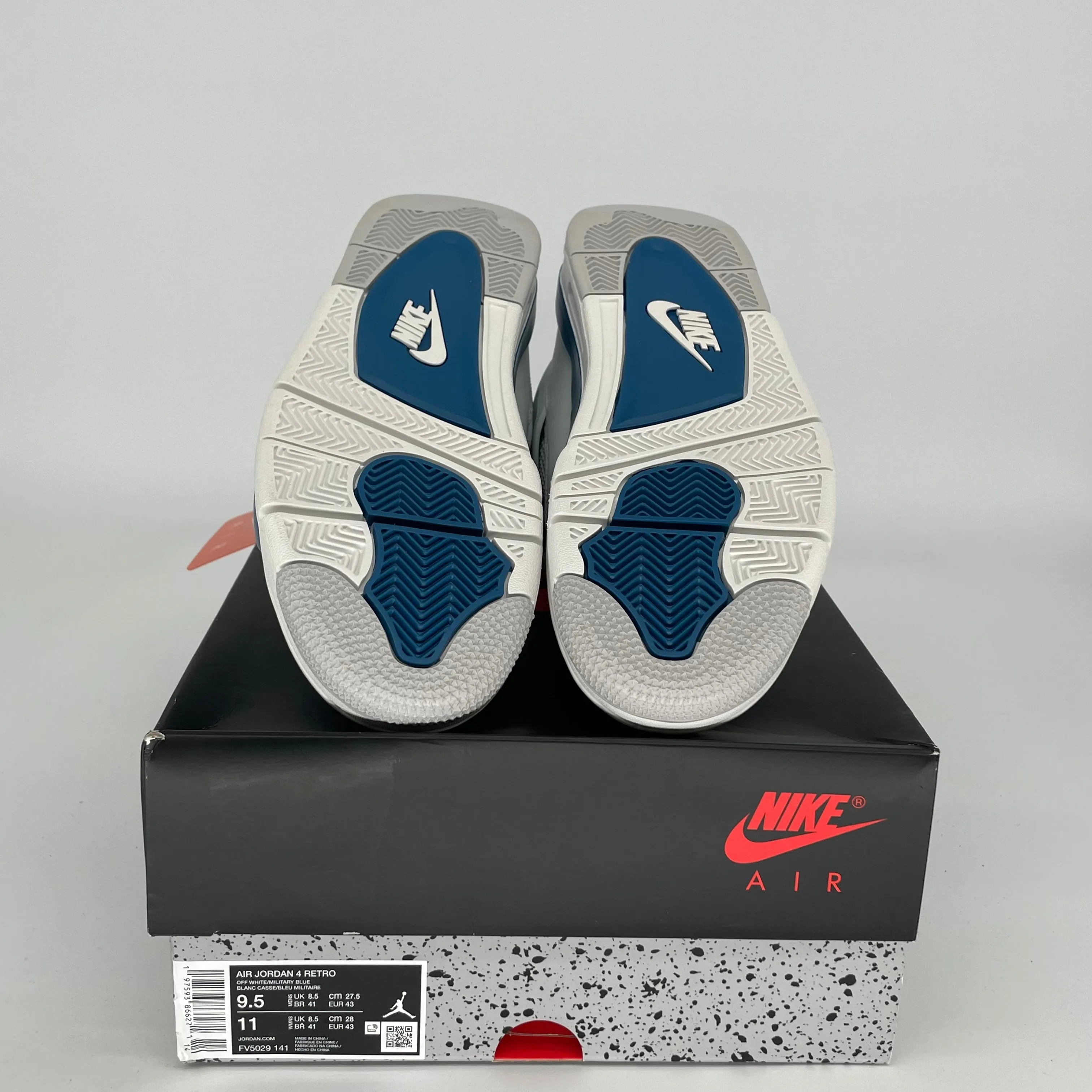 AIR JORDAN 4 MILITARY BLUE SIZE 9.5 FV5029-141