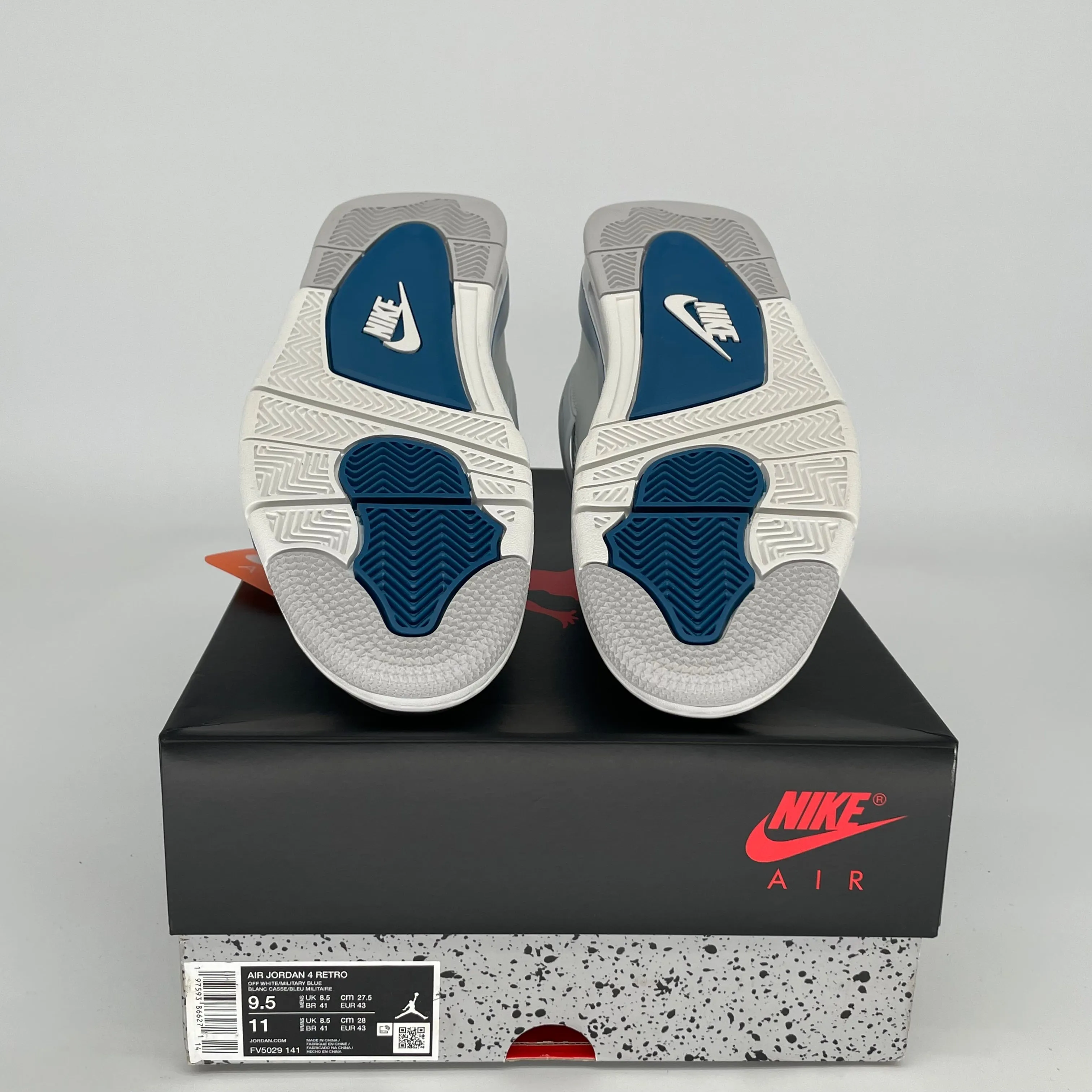 AIR JORDAN 4 MILITARY BLUE SIZE 9.5 FV5029-141