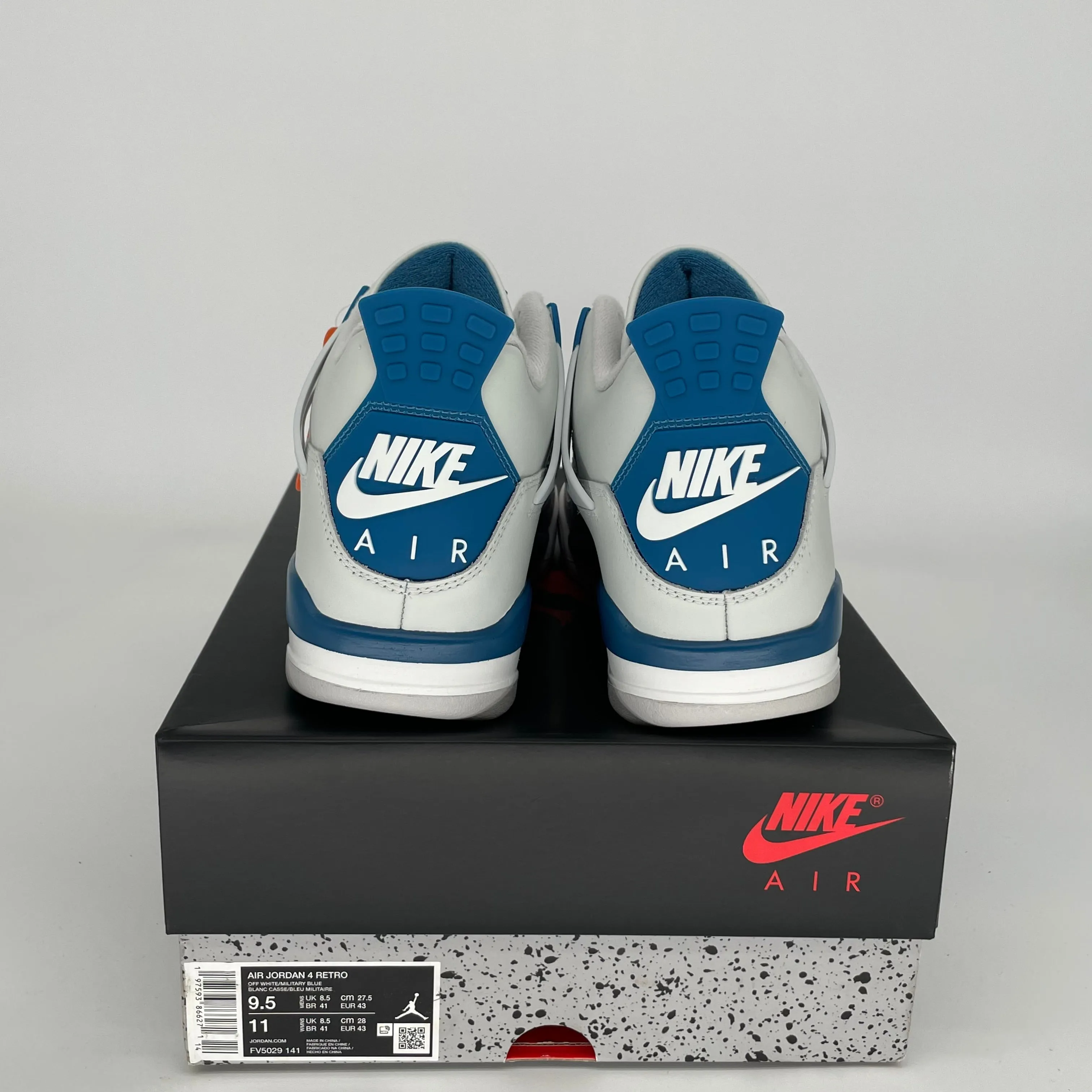 AIR JORDAN 4 MILITARY BLUE SIZE 9.5 FV5029-141