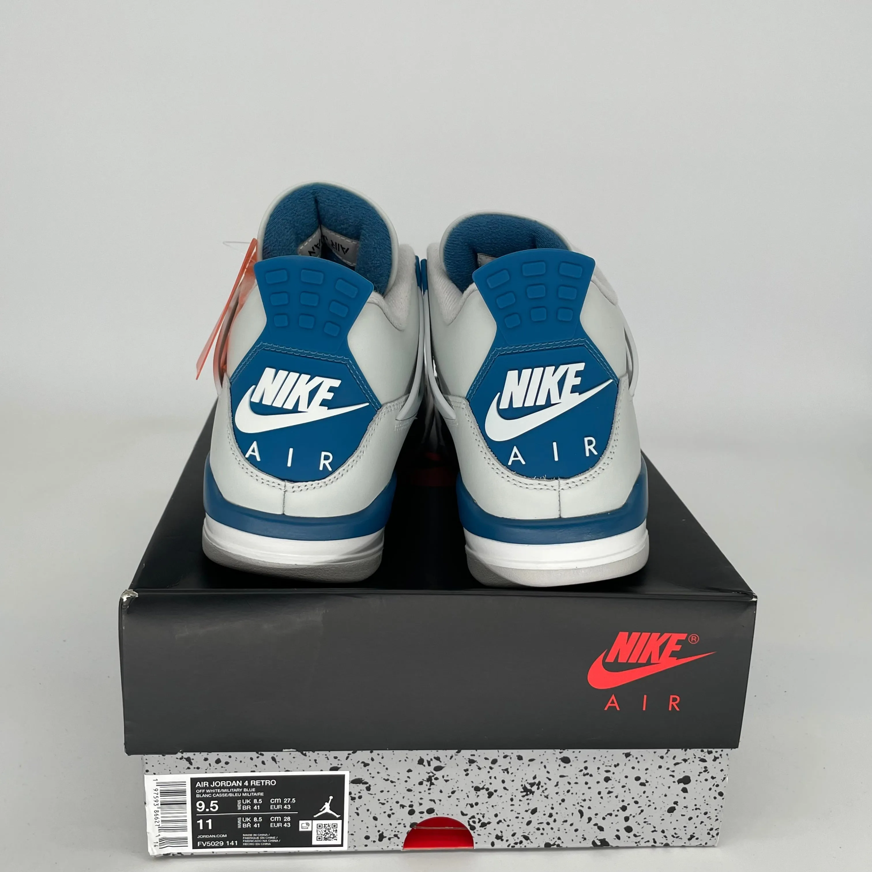 AIR JORDAN 4 MILITARY BLUE SIZE 9.5 FV5029-141