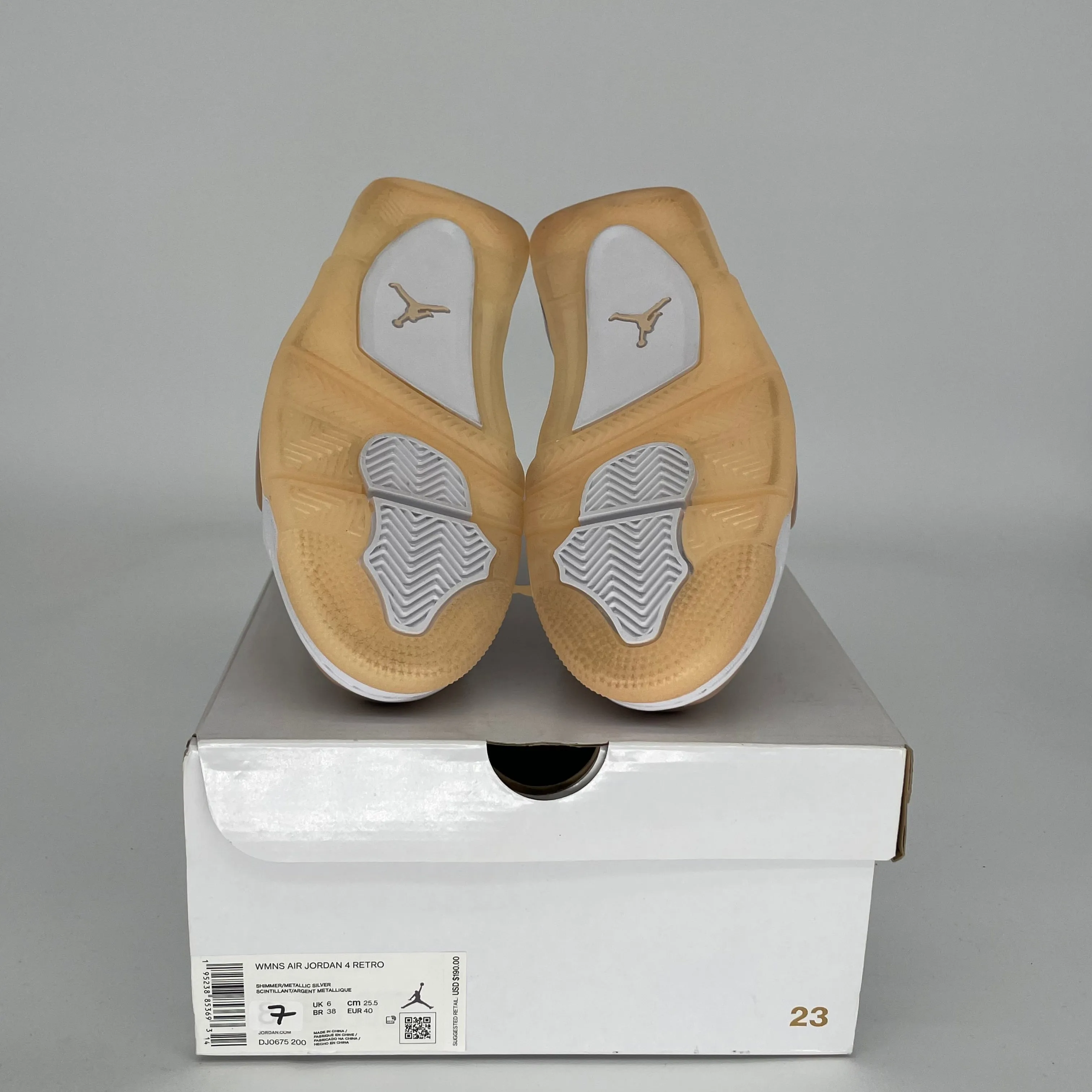 AIR JORDAN 4 SHIMMER W SIZE 7/8.5W DJ0675-200