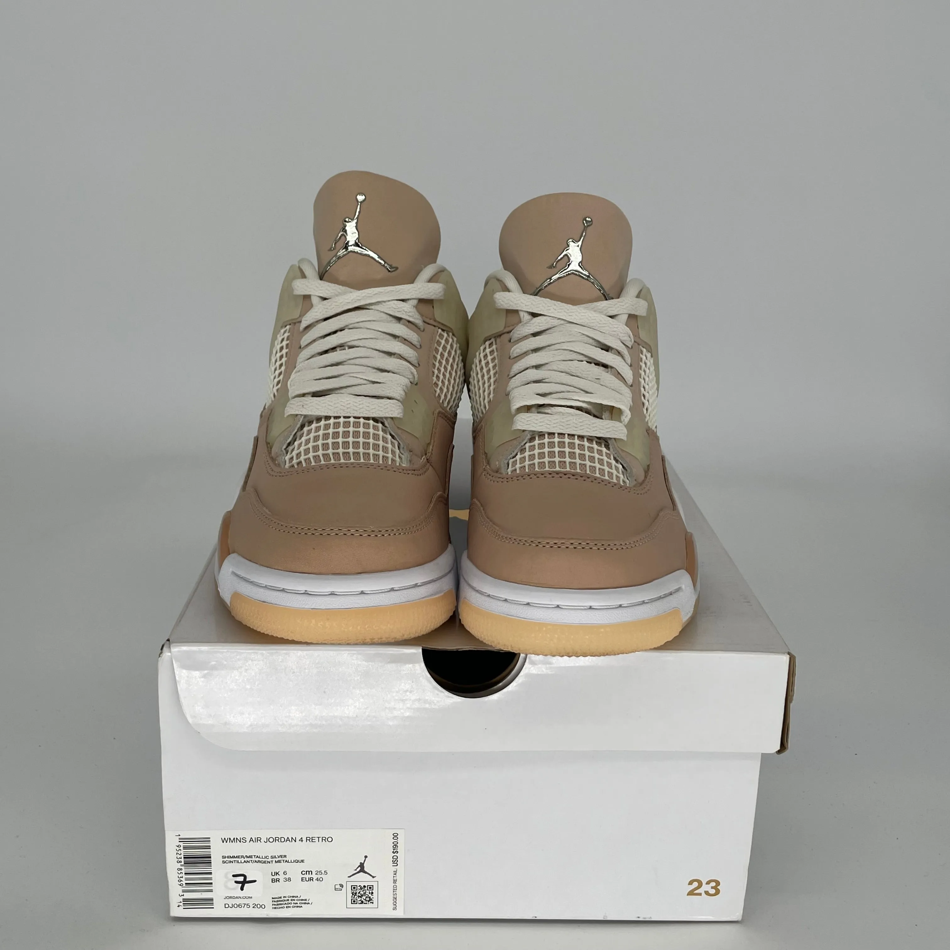 AIR JORDAN 4 SHIMMER W SIZE 7/8.5W DJ0675-200