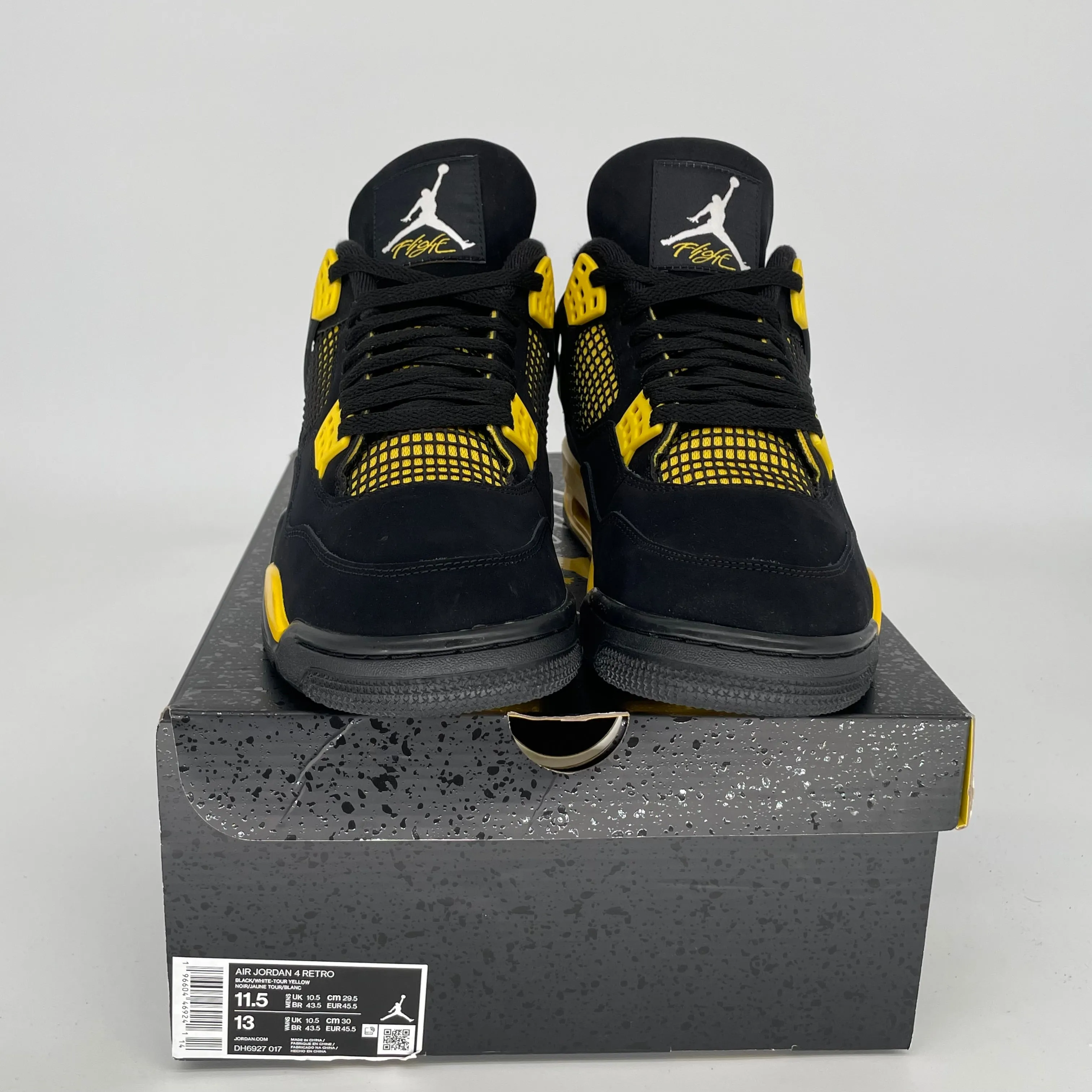 AIR JORDAN 4 THUNDER SIZE 11.5 DH6927-017