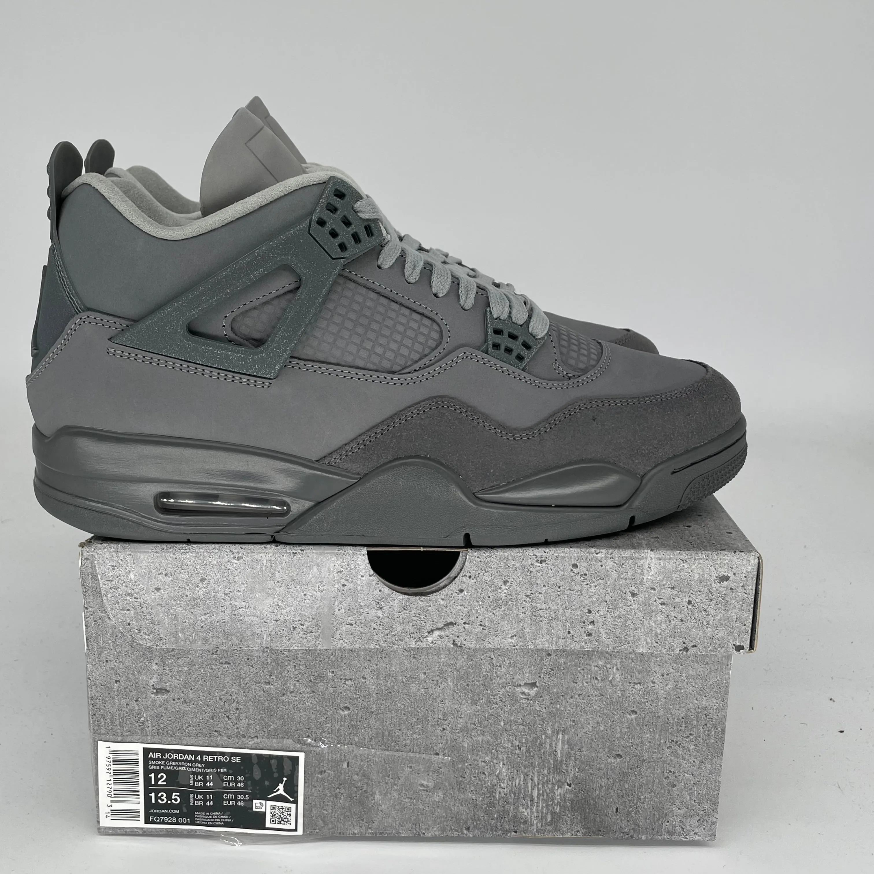AIR JORDAN 4 WET CEMENT SIZE 12 FQ7928-001