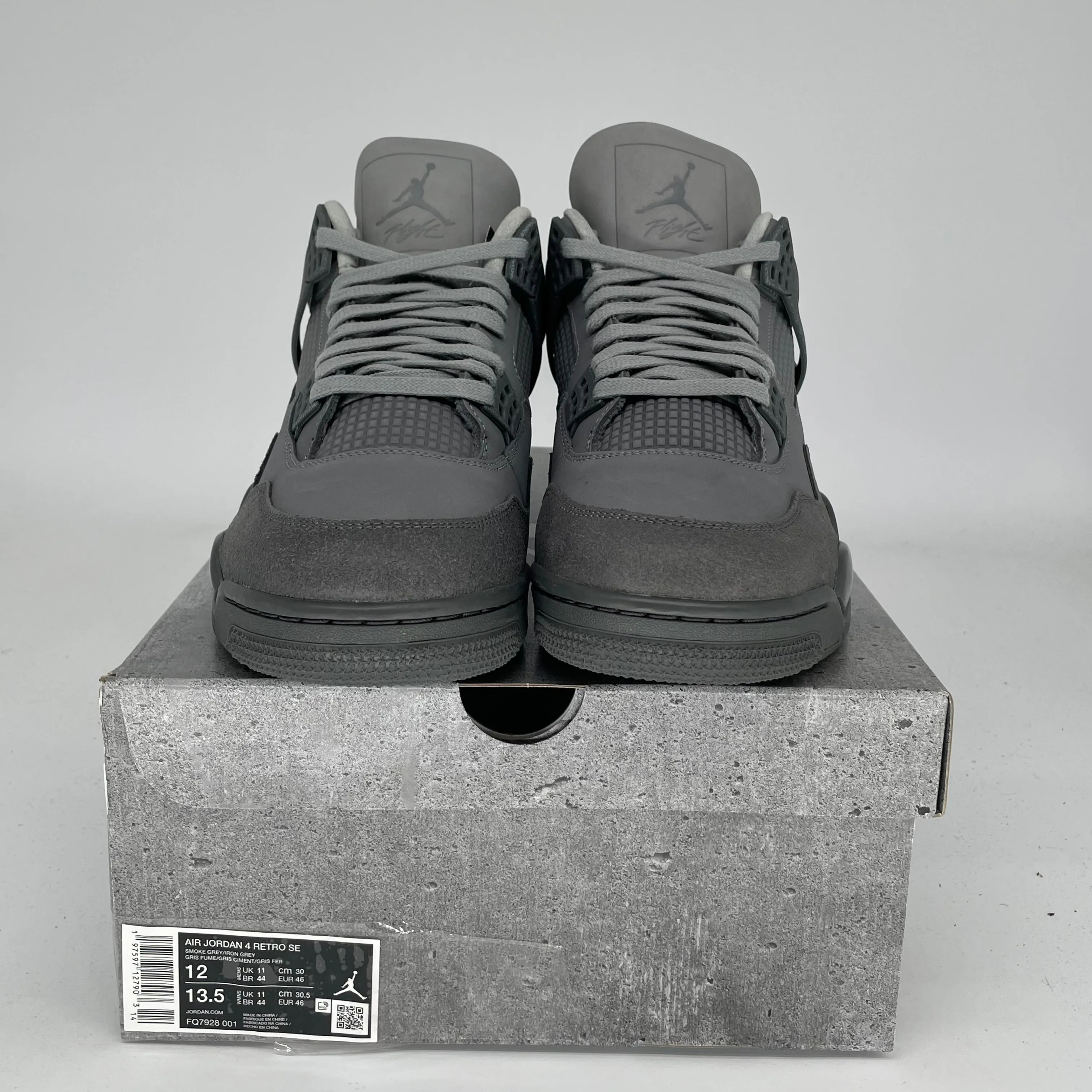 AIR JORDAN 4 WET CEMENT SIZE 12 FQ7928-001