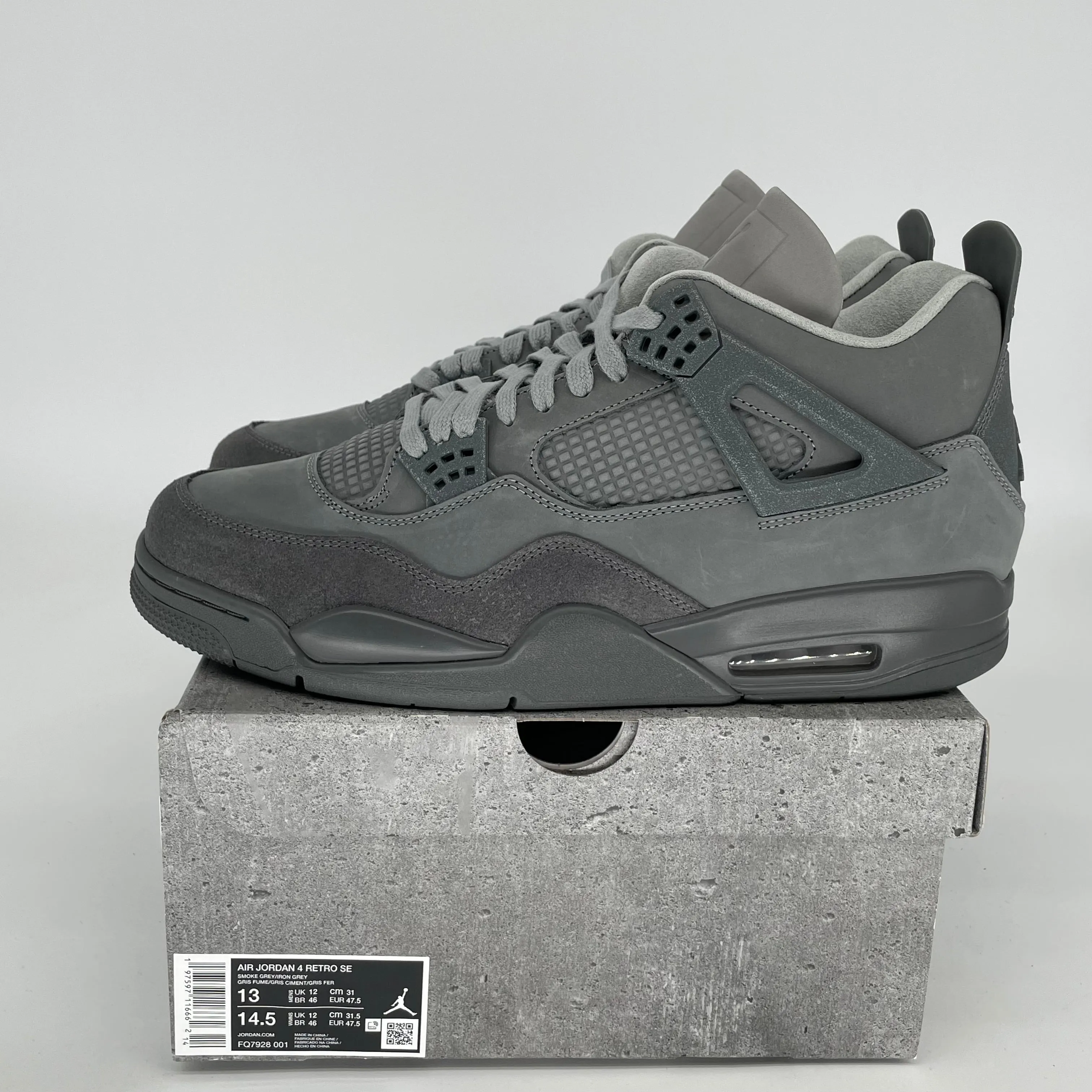 AIR JORDAN 4 WET CEMENT SIZE 13 FQ7928-001