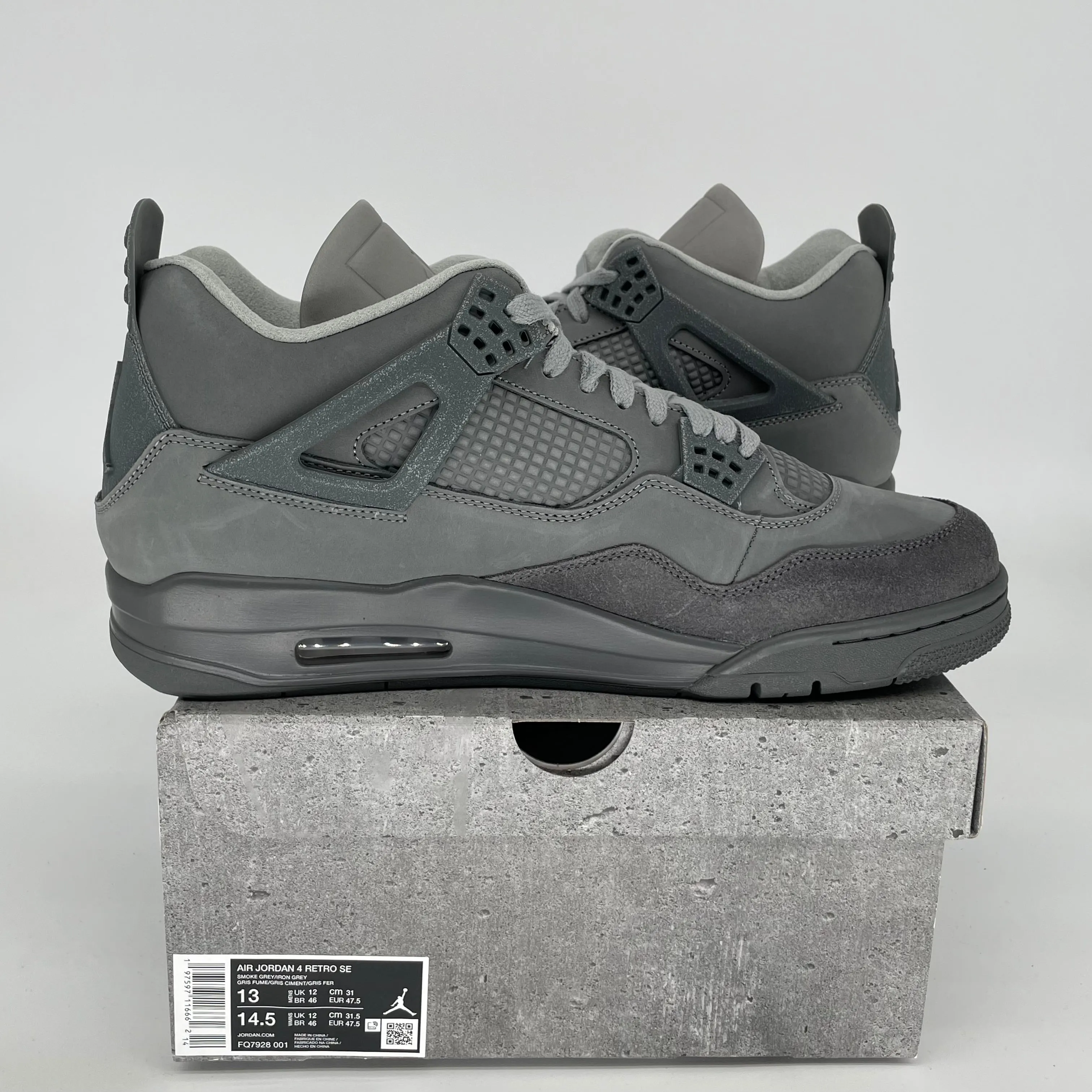 AIR JORDAN 4 WET CEMENT SIZE 13 FQ7928-001