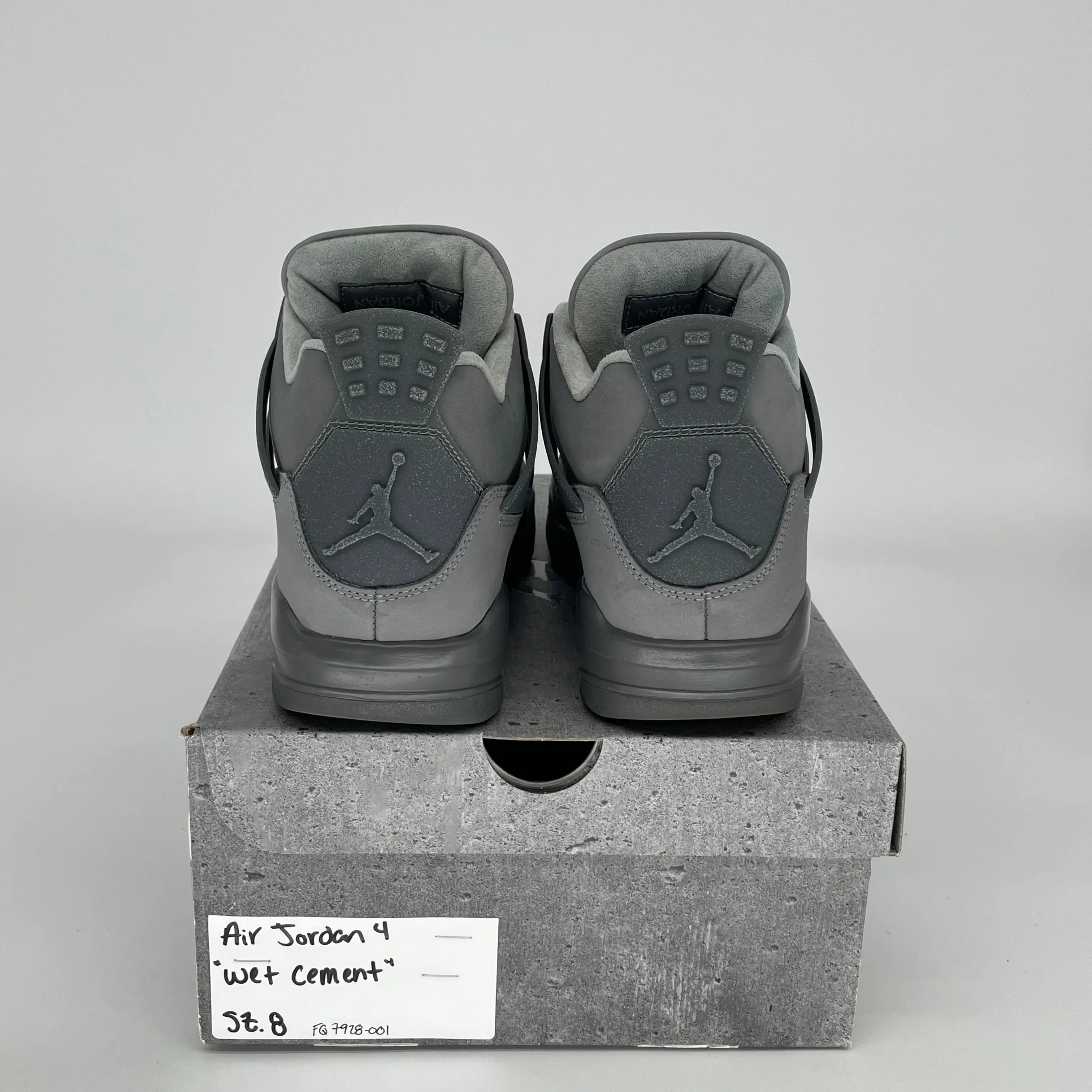AIR JORDAN 4 WET CEMENT SIZE 8 FQ7928-001