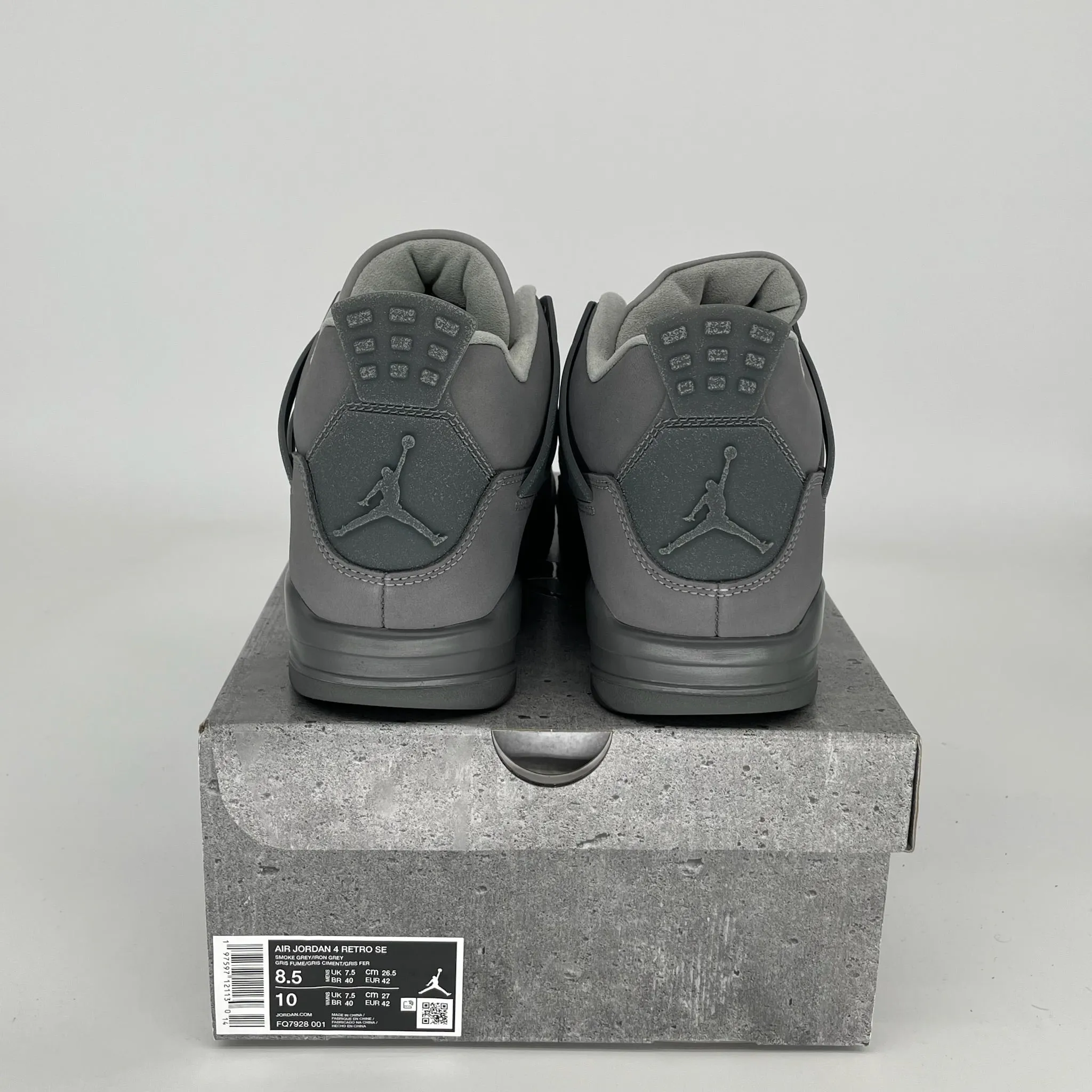 AIR JORDAN 4 WET CEMENT SIZE 8.5 FQ7928-001