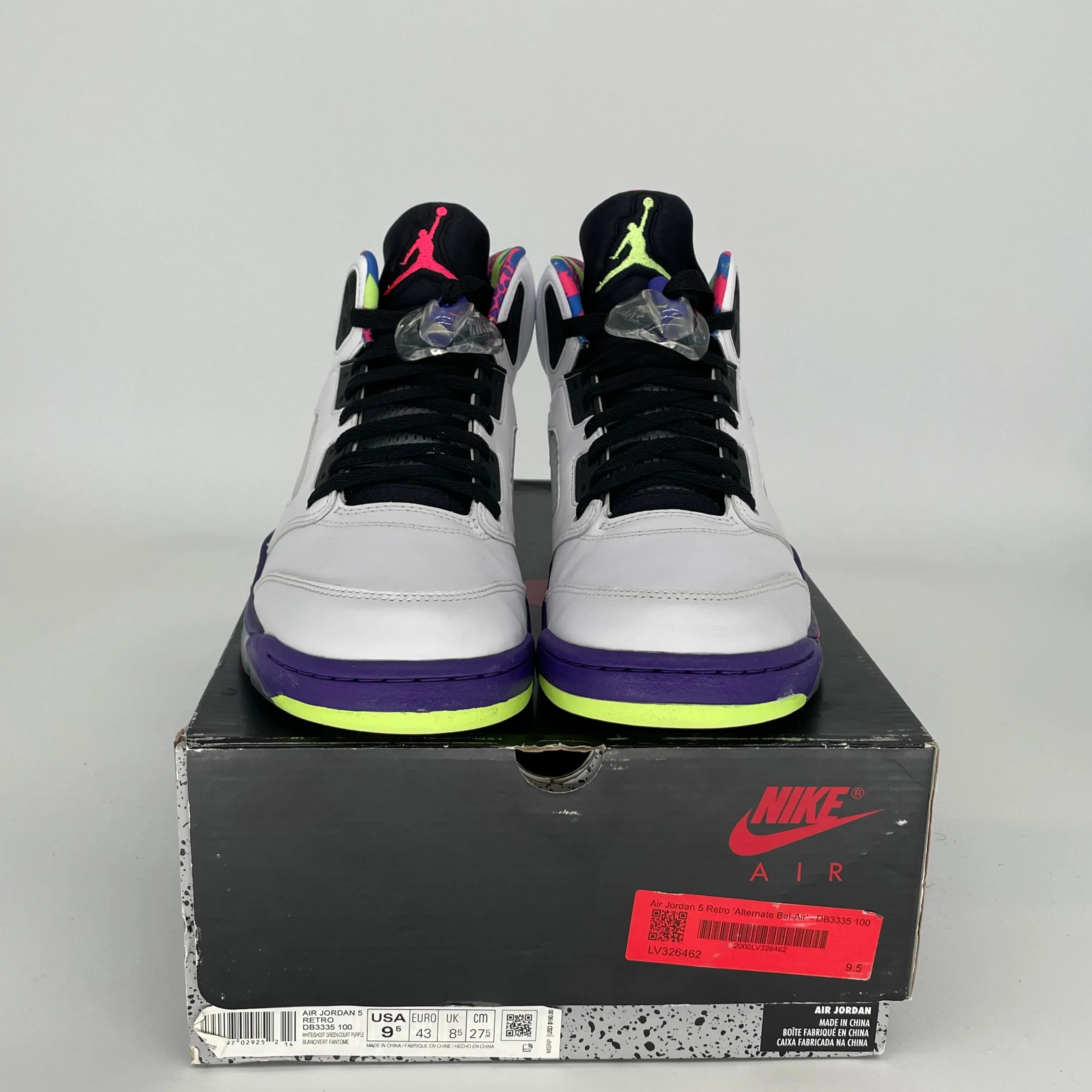 AIR JORDAN 5 ALTERNATE BEL AIR SIZE 9.5 DB3335-100