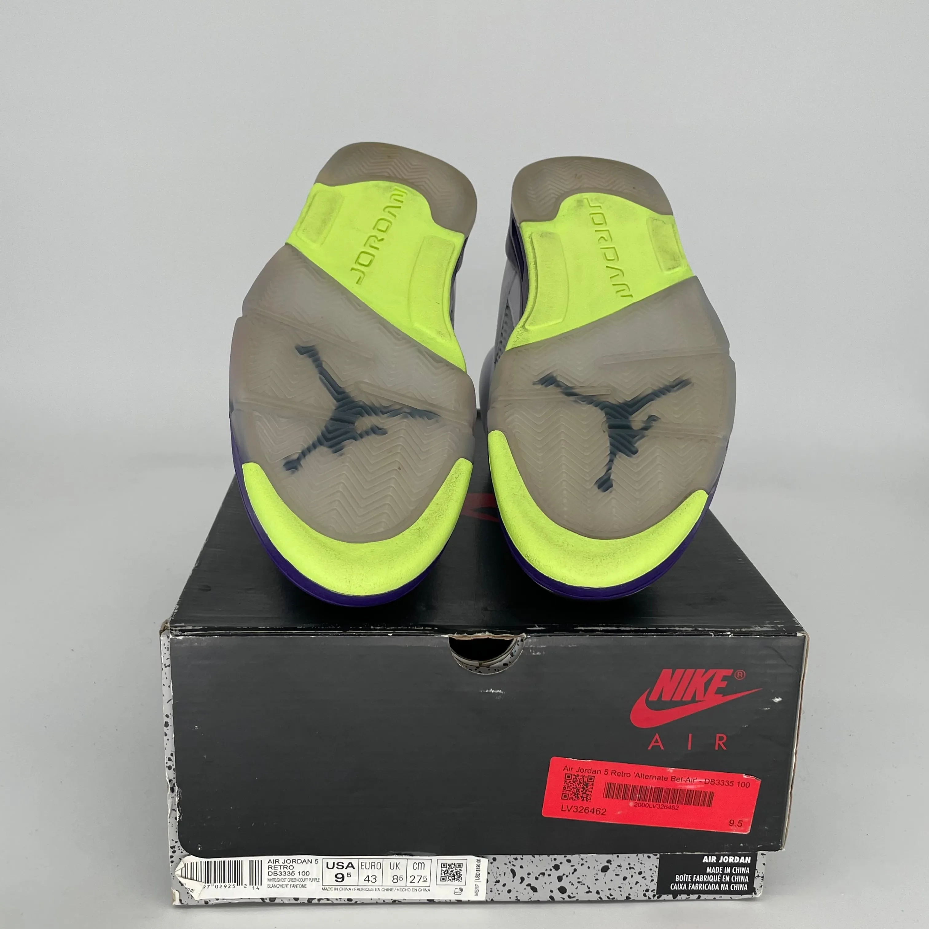 AIR JORDAN 5 ALTERNATE BEL AIR SIZE 9.5 DB3335-100