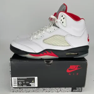 AIR JORDAN 5 FIRE RED SIZE 13 DA1991-102