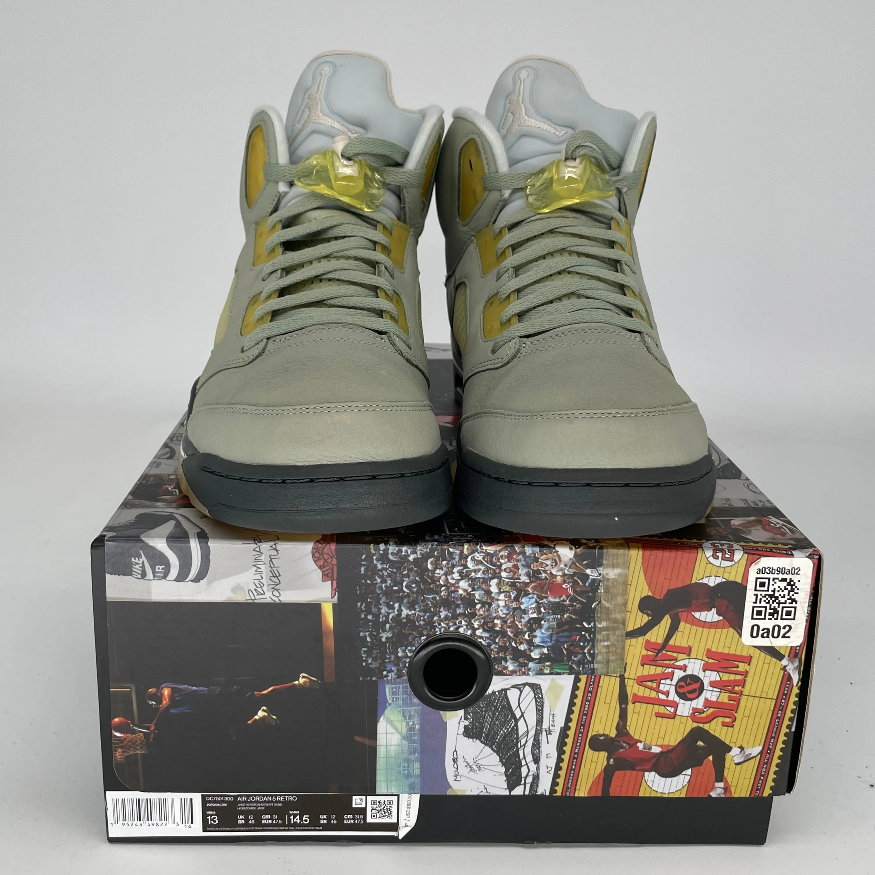 AIR JORDAN 5 JADE HORIZON SIZE 13 DC7501-300