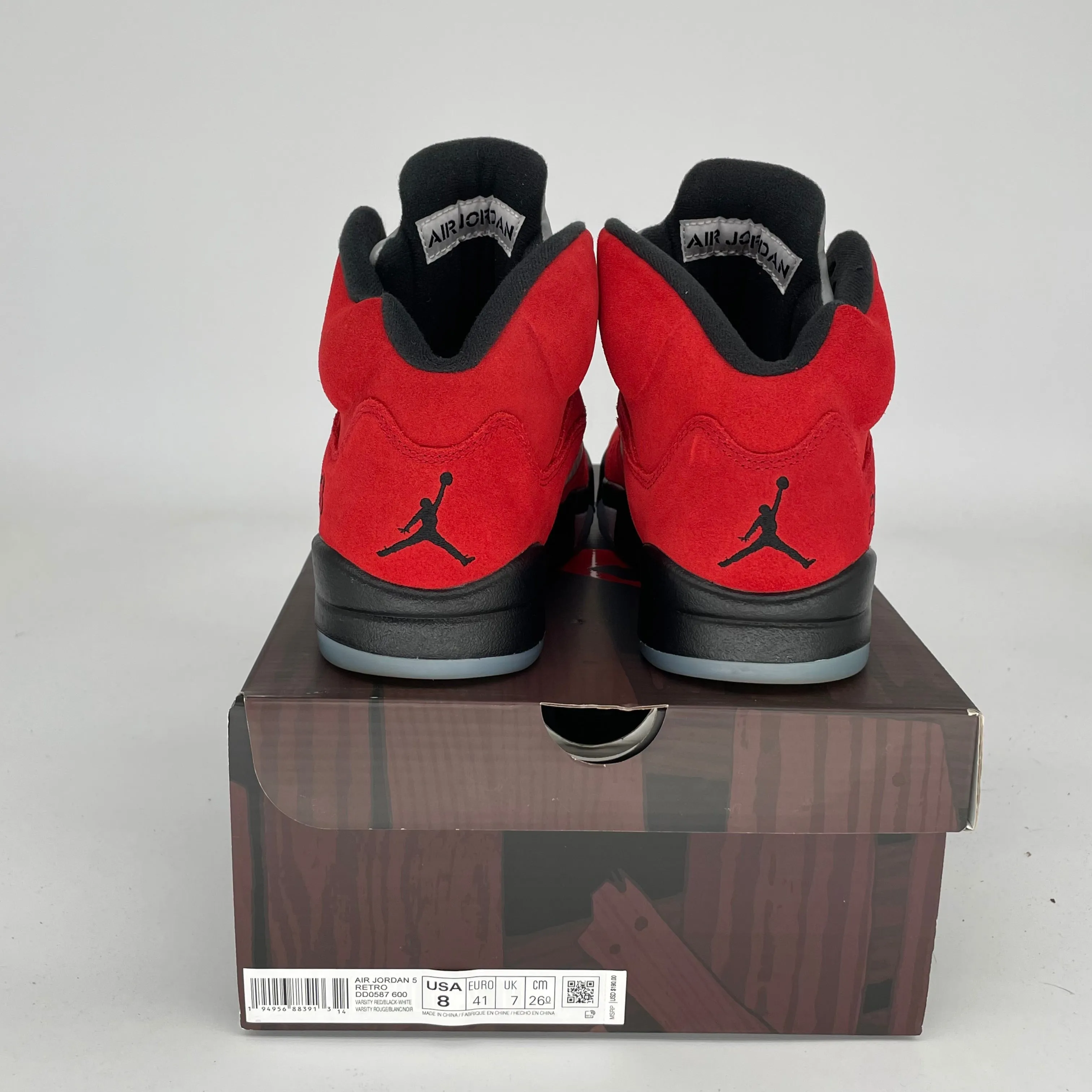 AIR JORDAN 5 RAGING BULL SIZE 8 DD0587-600