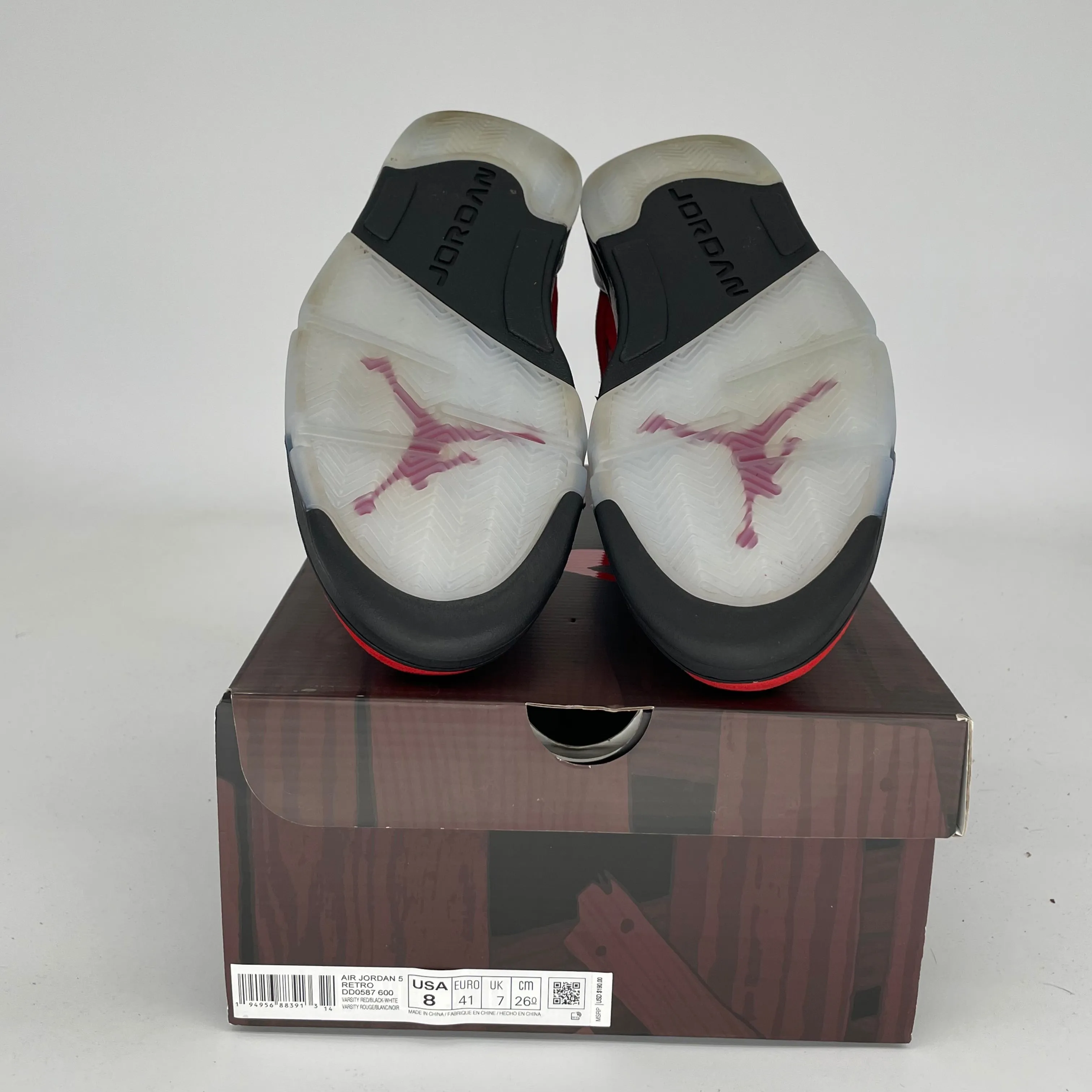 AIR JORDAN 5 RAGING BULL SIZE 8 DD0587-600