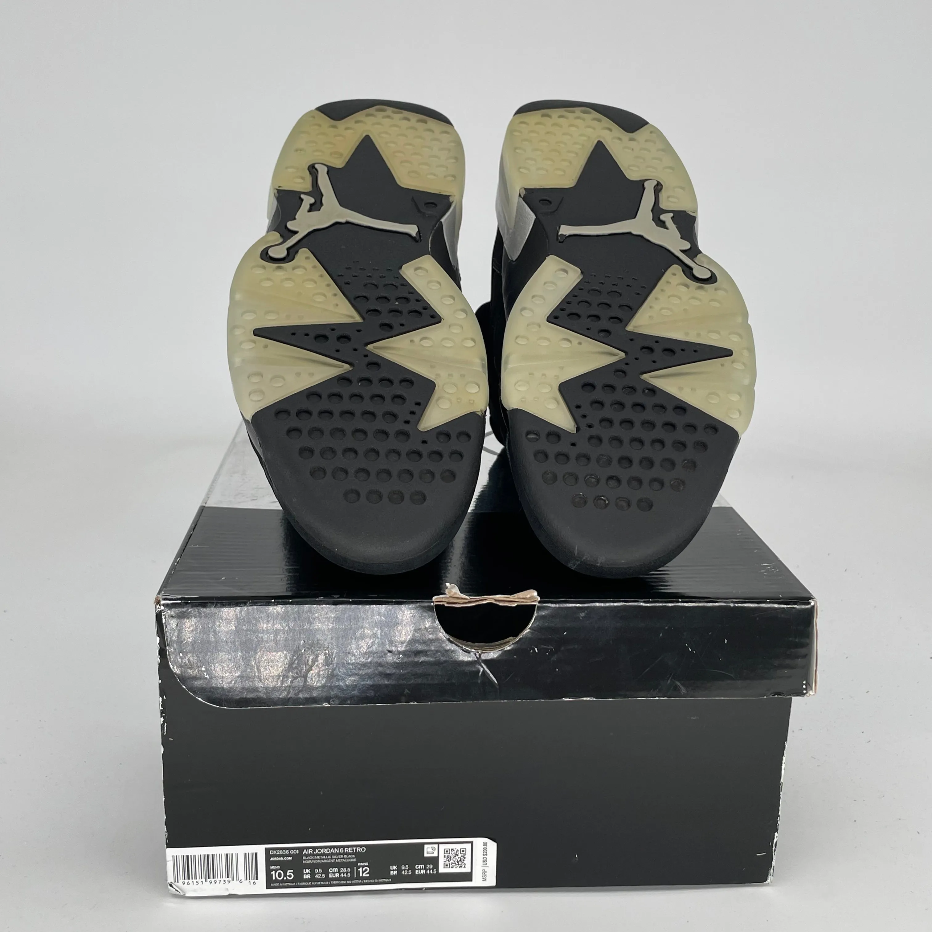 AIR JORDAN 6 CHROME SIZE 10.5 DX2836-001